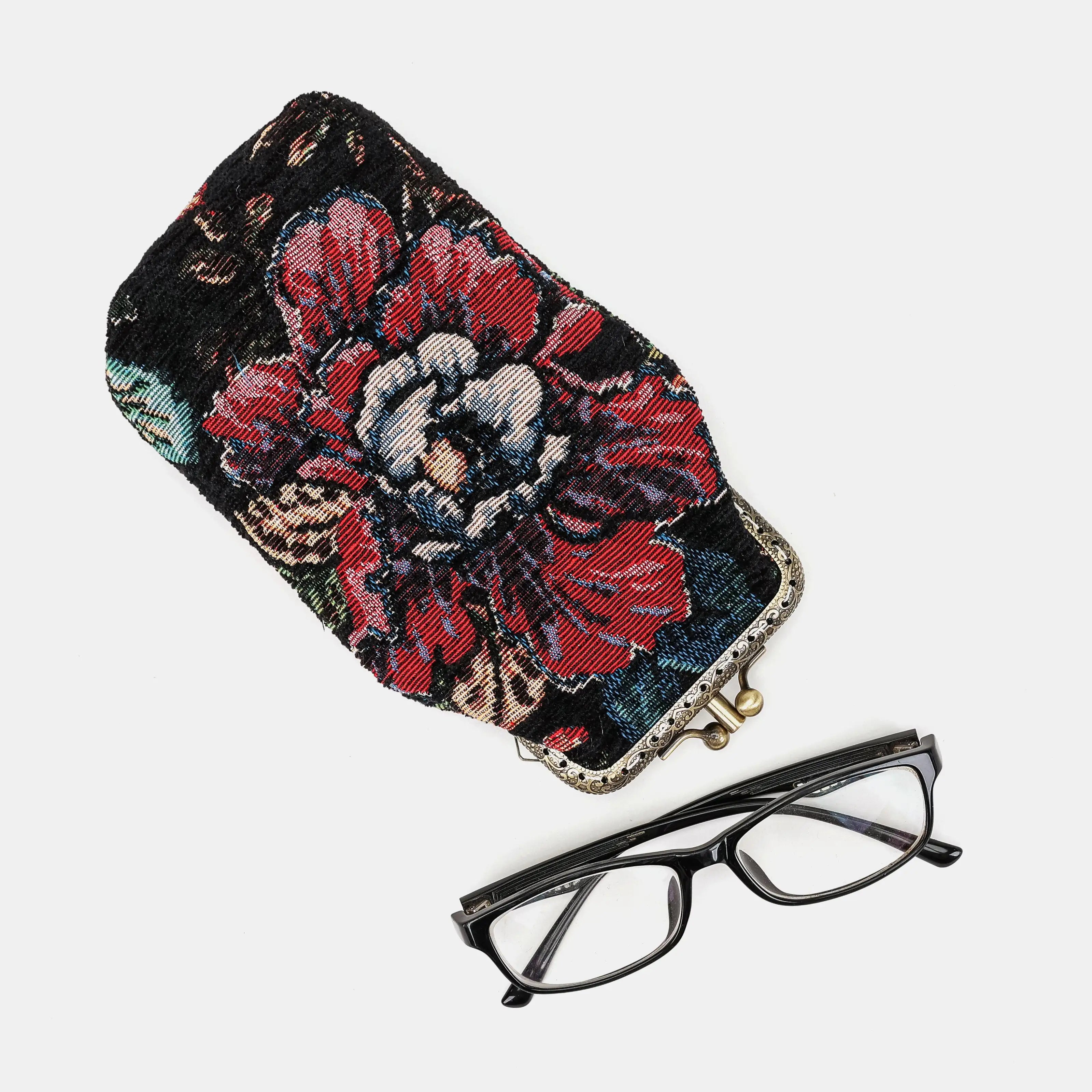Rose Garden Black Carpet Eyeglasses Case of America with glasses-3