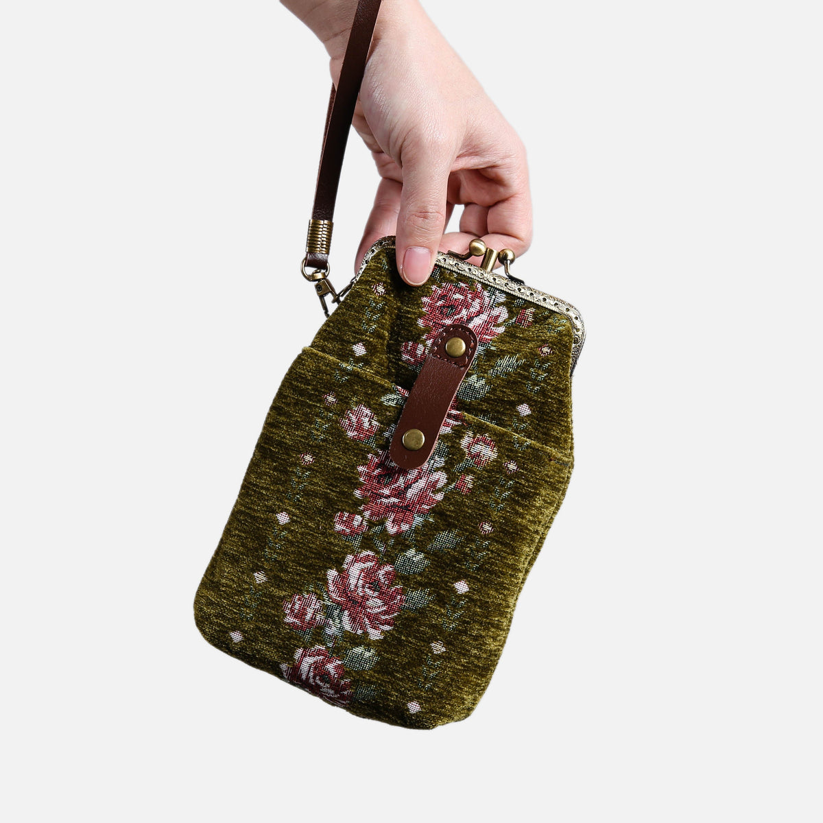 Rose Trail Avocado Carpet Phone Case Carpetbag of America main