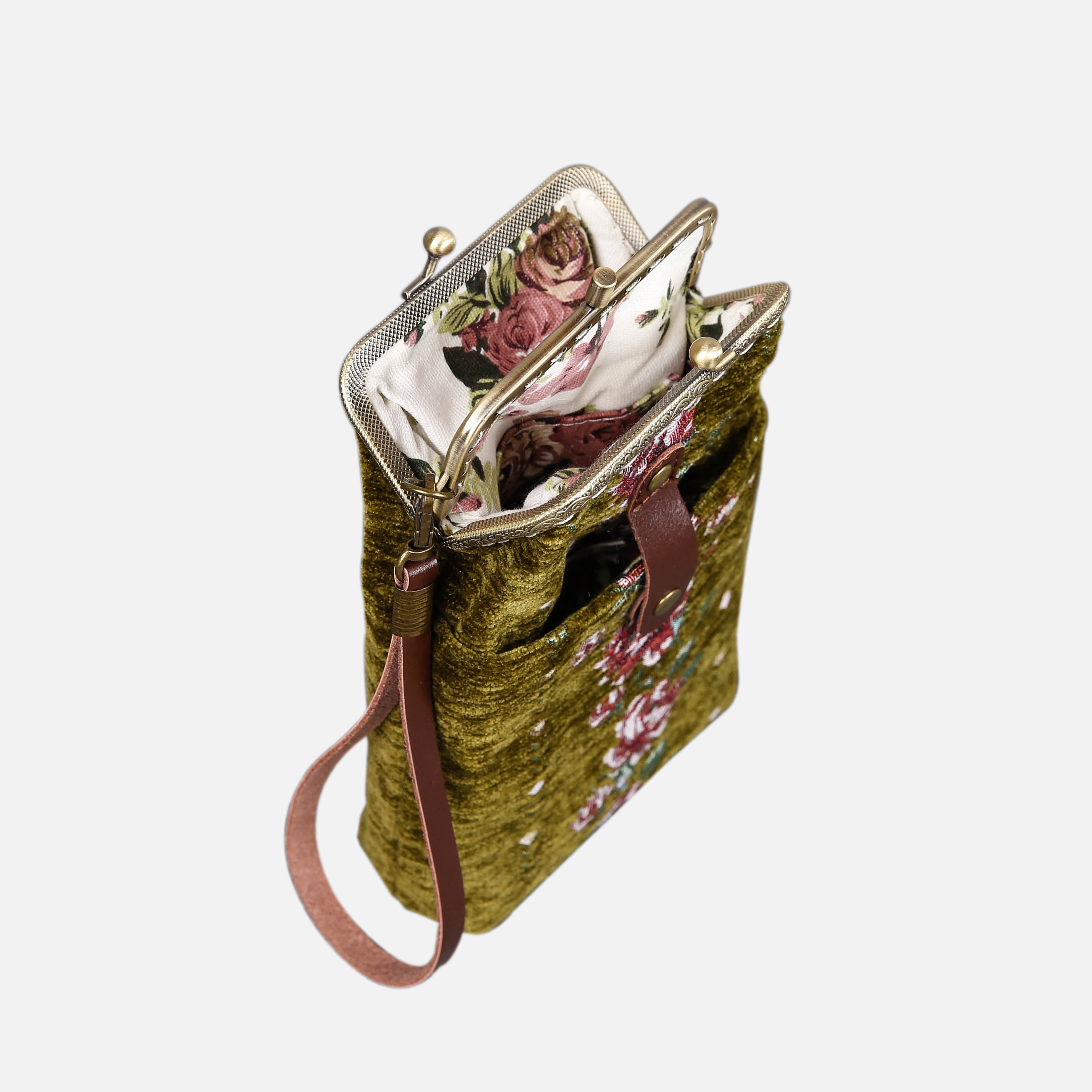 Rose Trail Avocado Carpet Phone Case Carpetbag of America standing