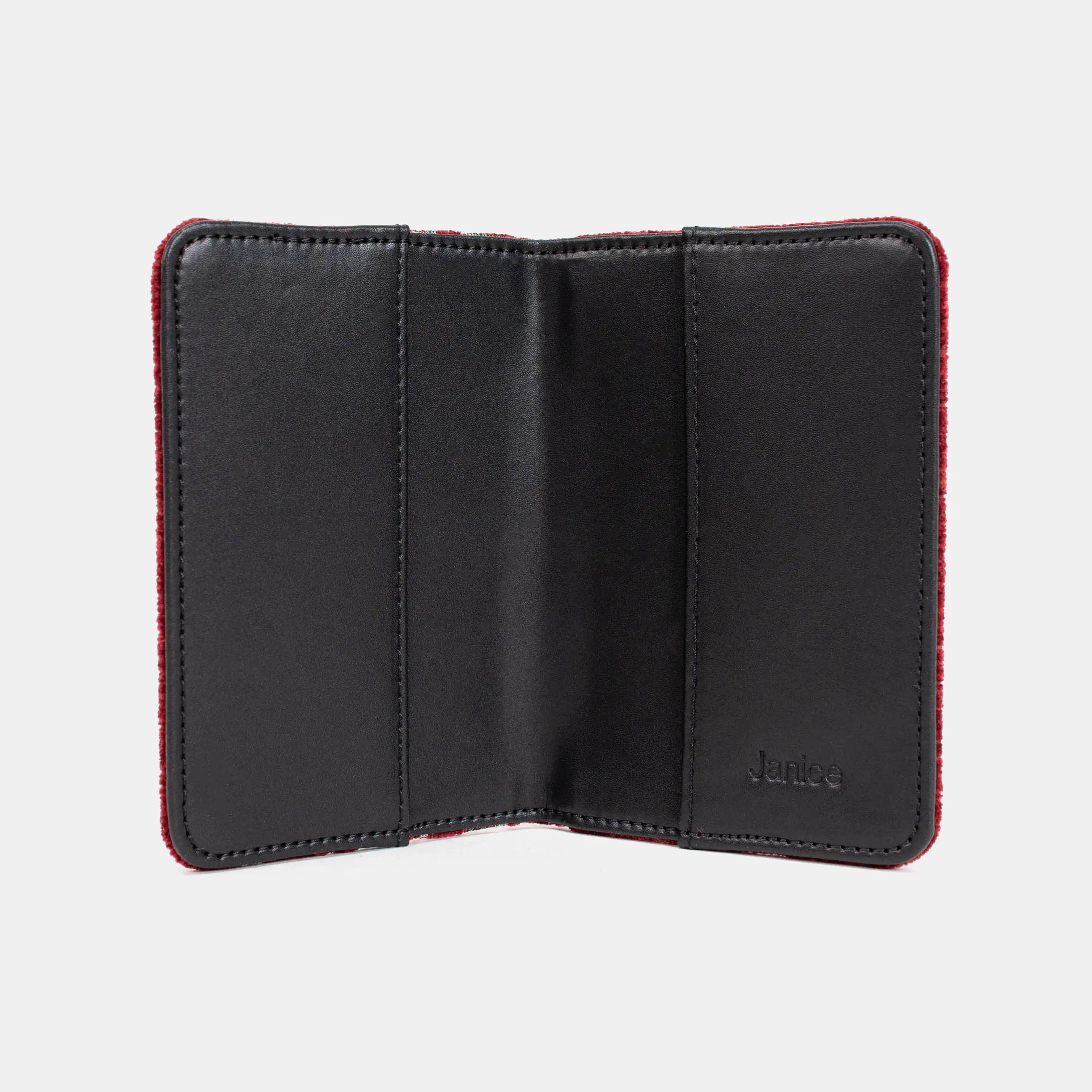 Rose Trail Red Passport Cover of America inside