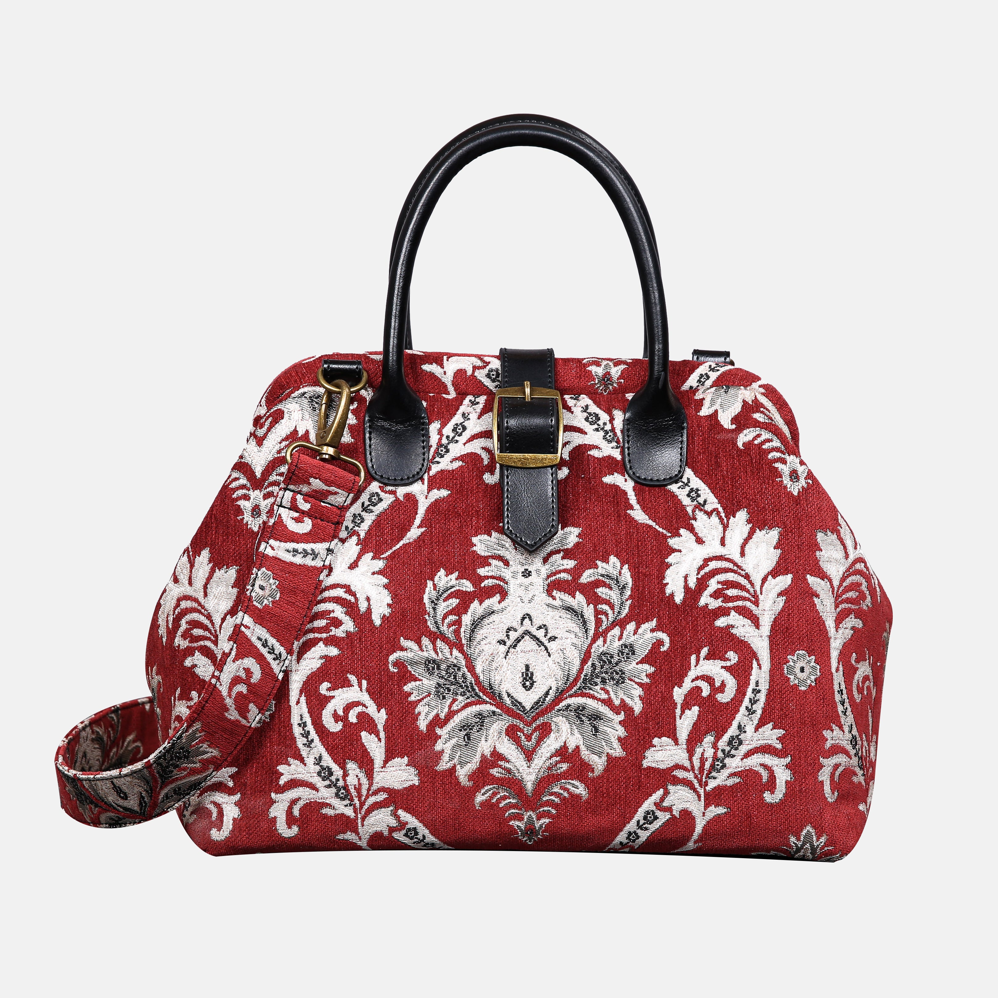 Scalamandre Elizabeth Red Carpet Handbag Purse carpet bag MCW Handmade main