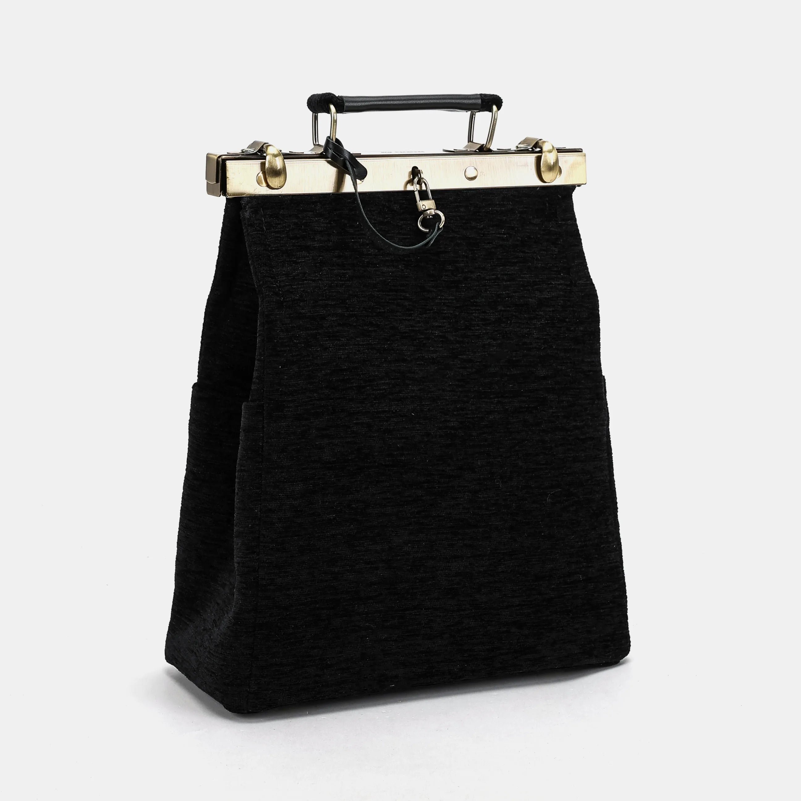 Solid Black Helena Carpet Gladstone Backpack of America side
