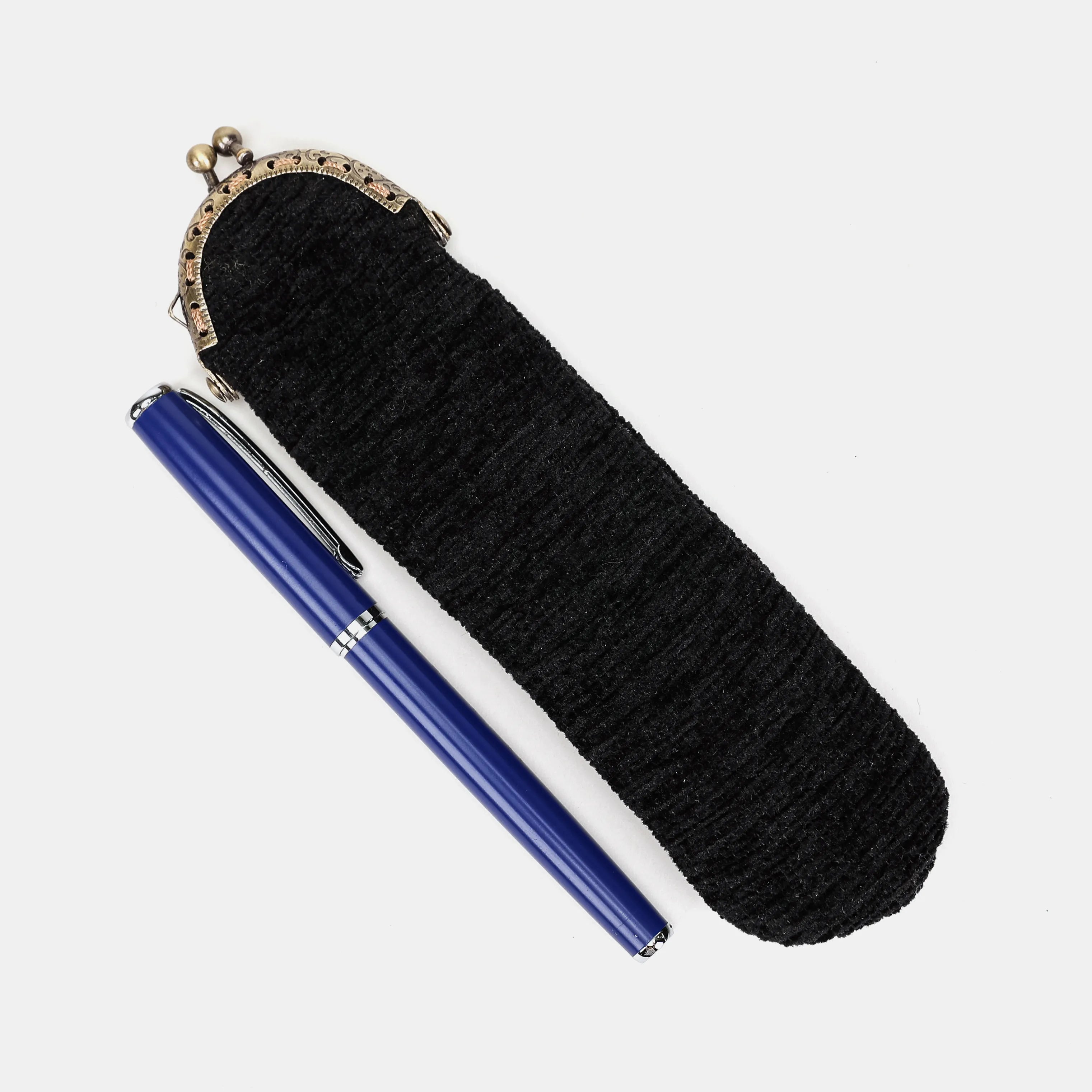 Solid Black Solo Pen Case Carpetbag of America main
