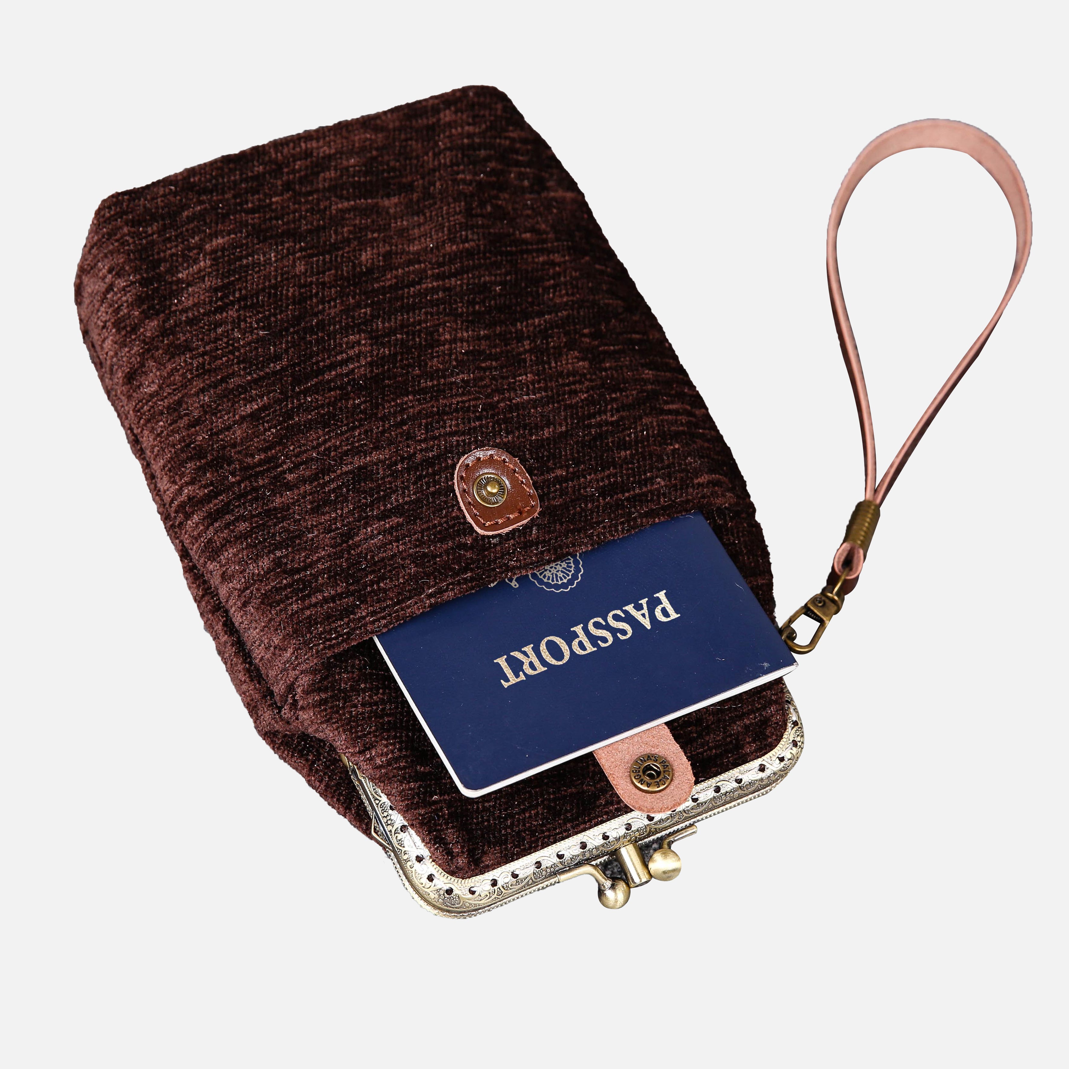 Solid Color Series Carpet Phone Case Carpetbag of America pocket
