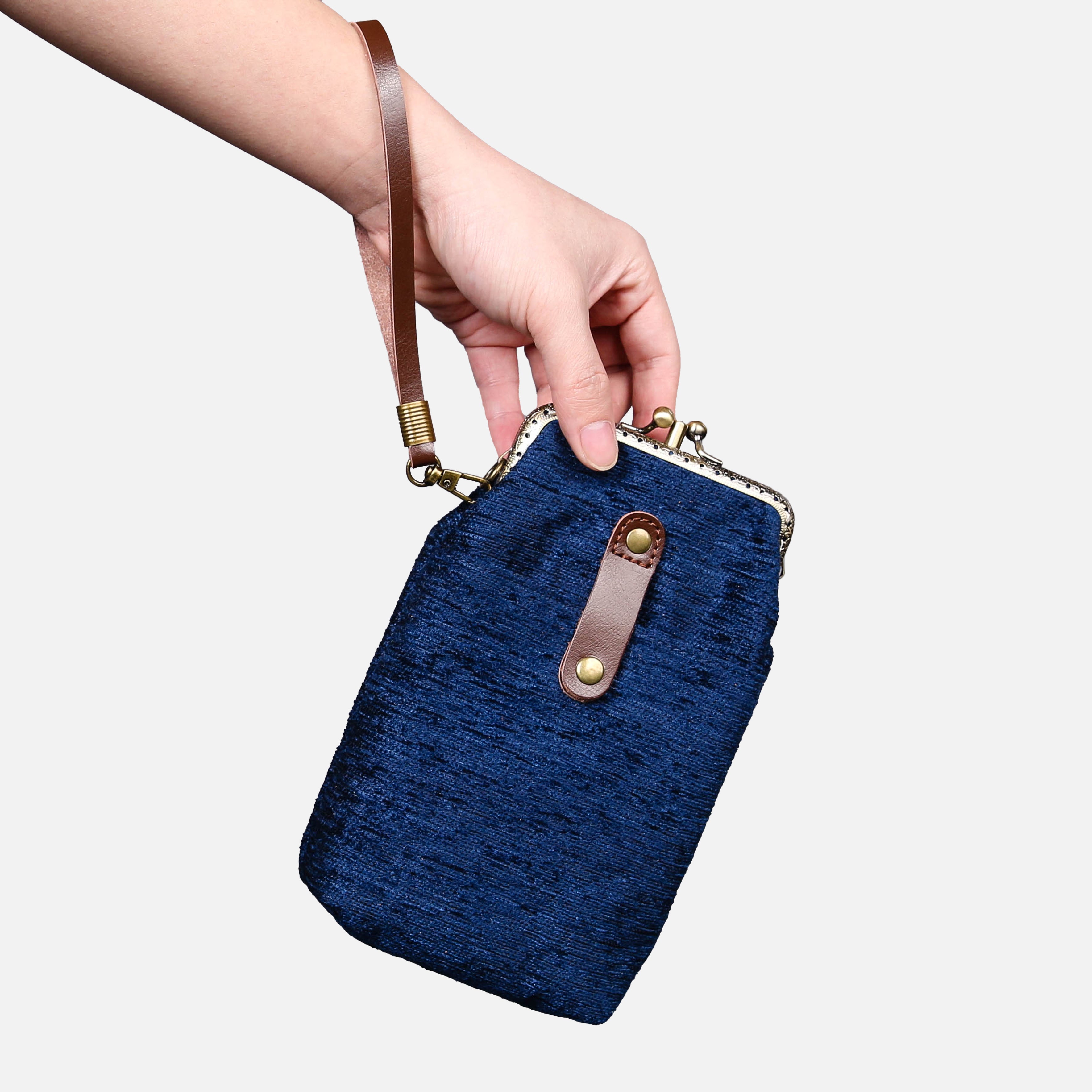 Solid Color Series Carpet Phone Case Carpetbag of America Blue