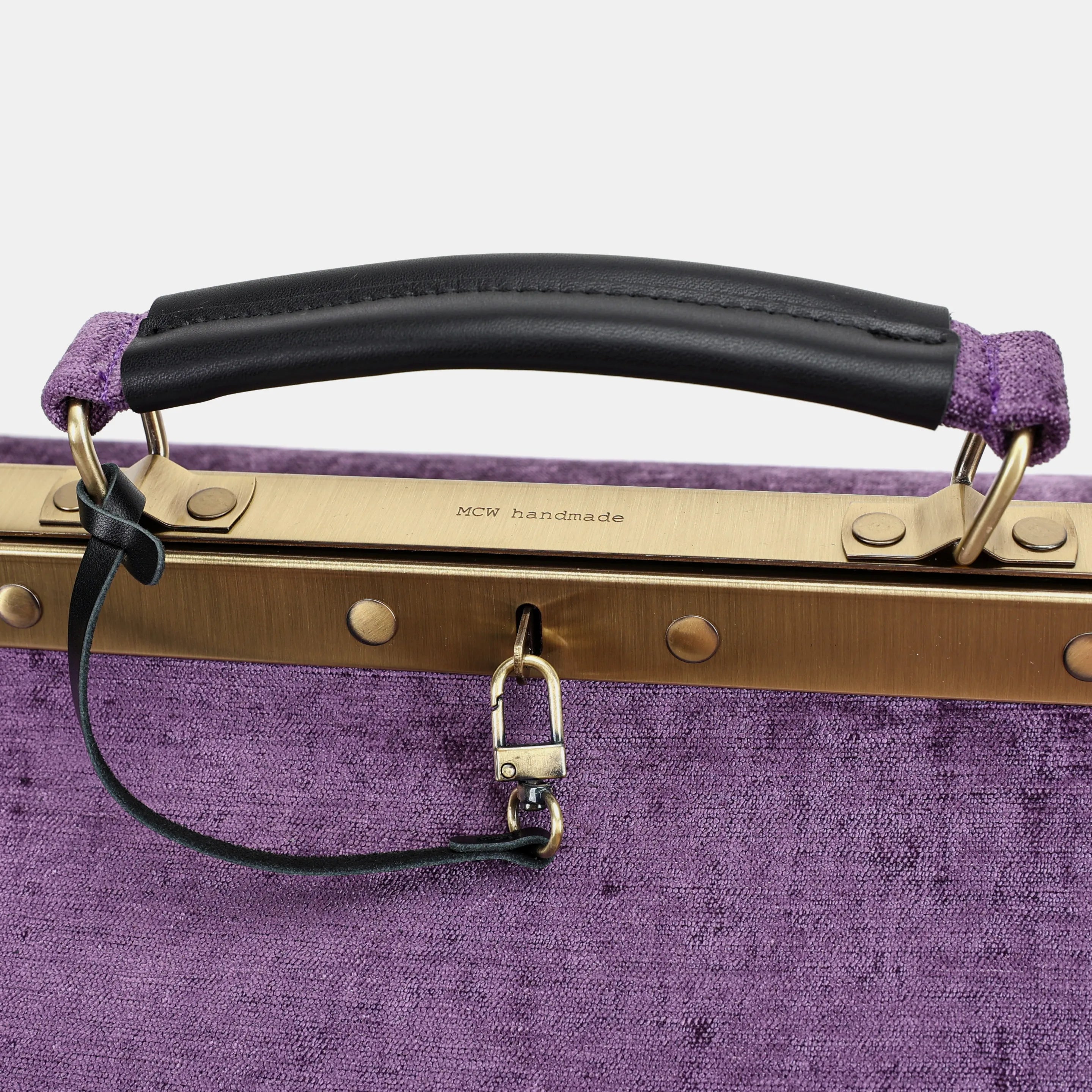 Solid Purple Genevieve Carpet Gladstone Bag of America logo