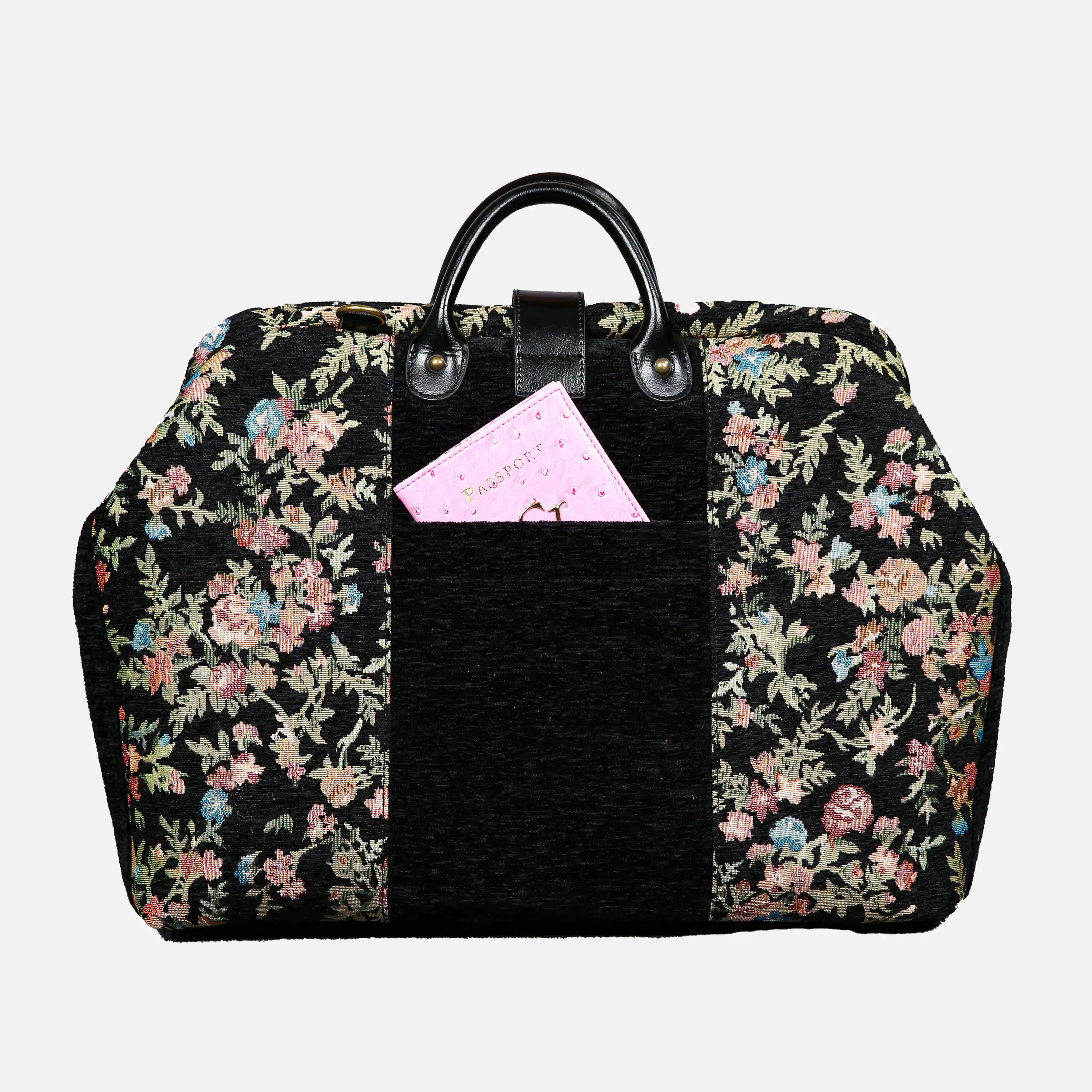 Spring Valley Black Laptop Work Bag carpet bag  of America back