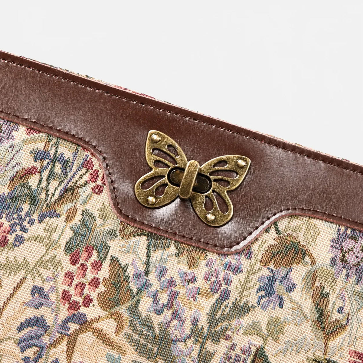 Spring Valley Mint Carpet Crossbody Bag carpet bag MCW Handmade- of America detail