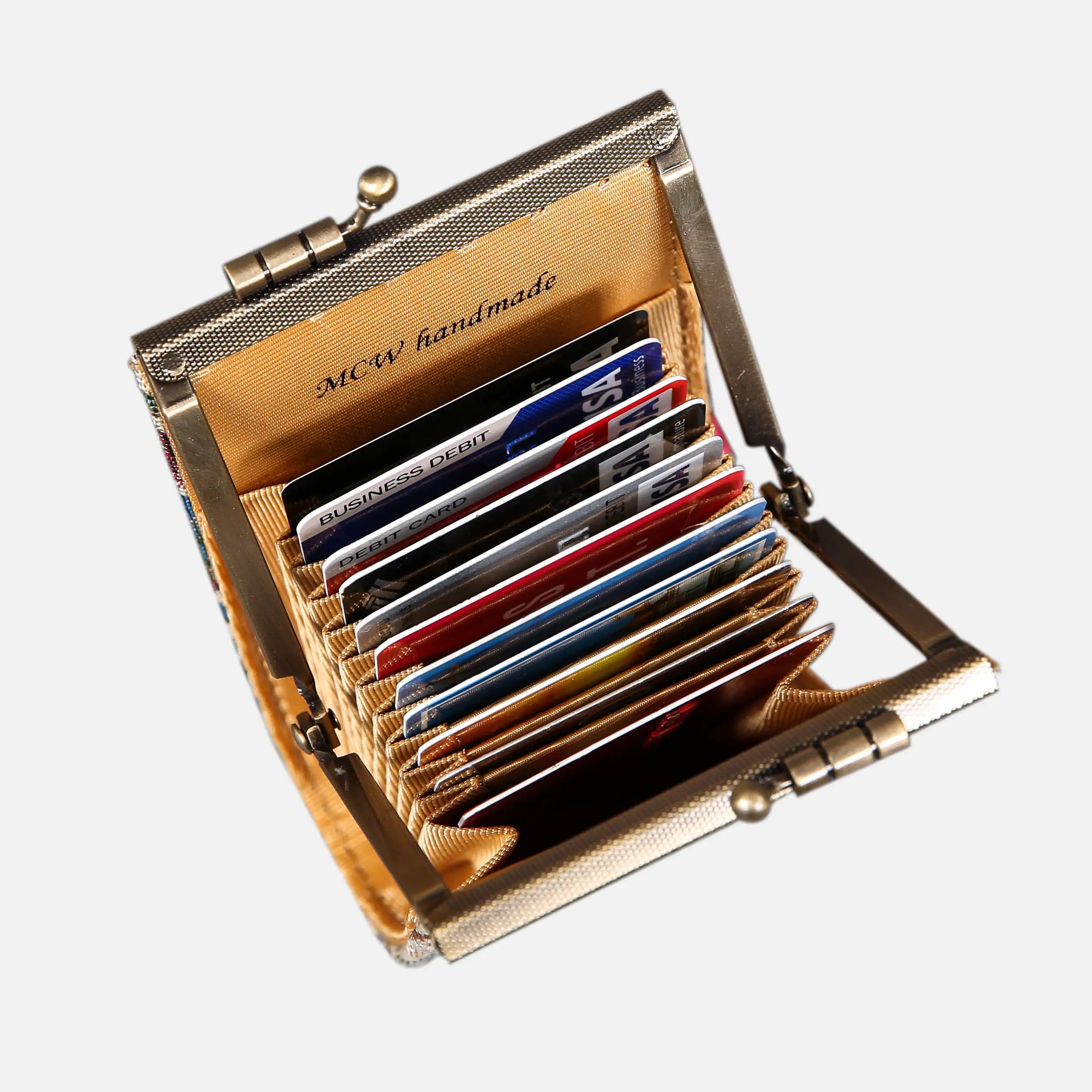 Spring Valley Mint Card Wallet  of America 11 slots in use