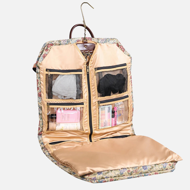 Spring Valley Mint Carpet Garment Bag carpet bag of America in use