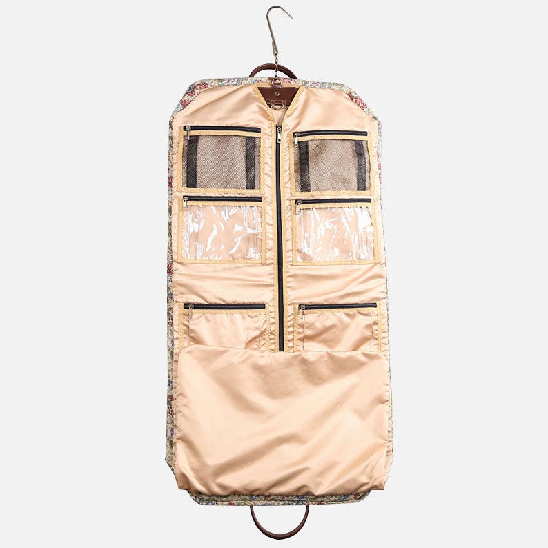 Spring Valley Mint Carpet Garment Bag carpet bag of America inside