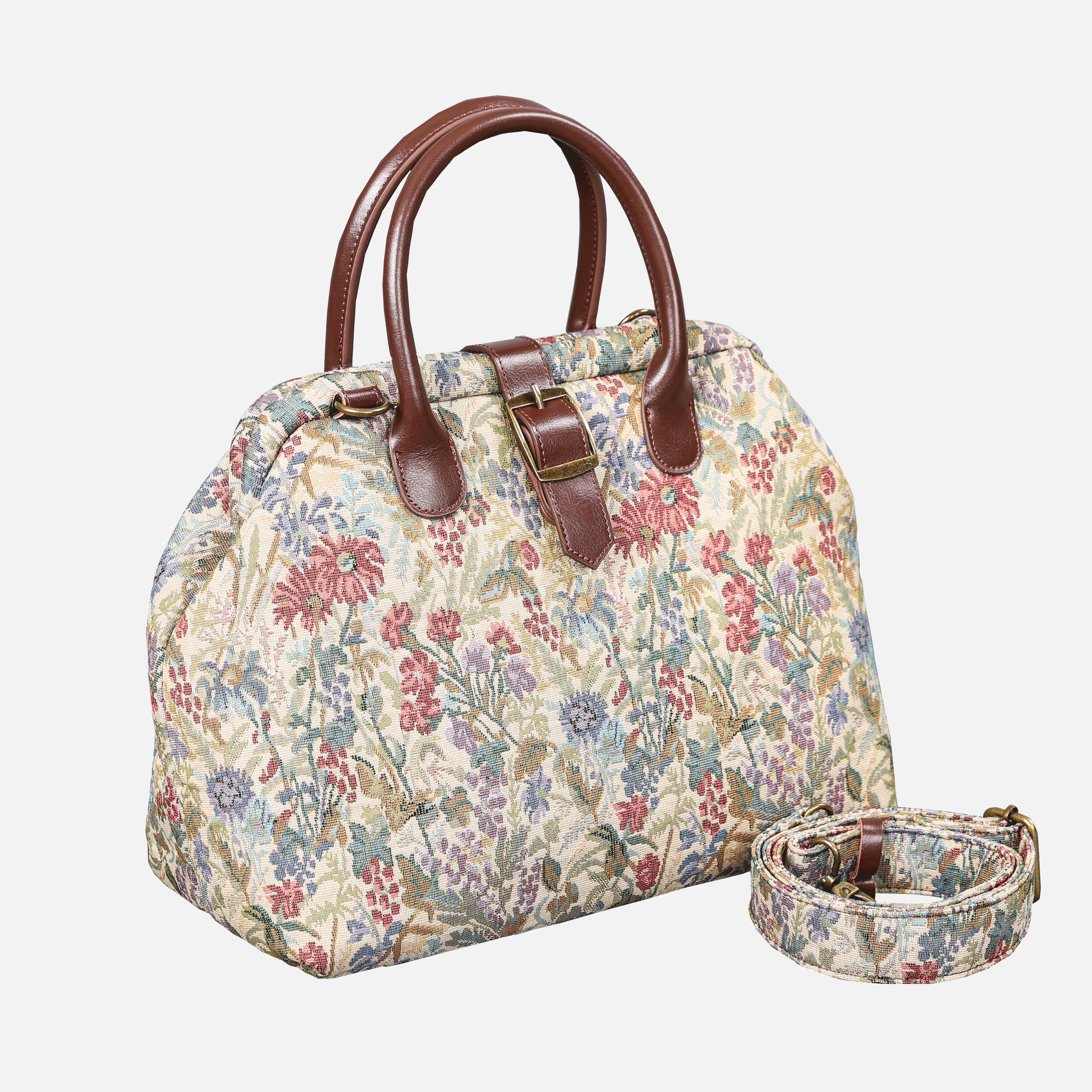 Spring Valley Mint Carpet Handbag Purse carpet bag MCW Handmade of America with shoulder strap