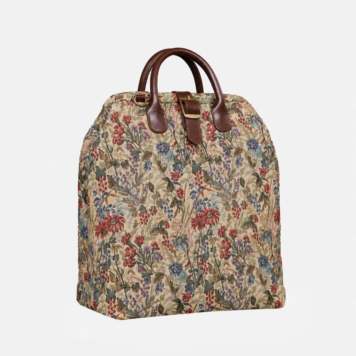 Spring Valley Mint Carpet Laptop Backpack Carpetbag of America front side