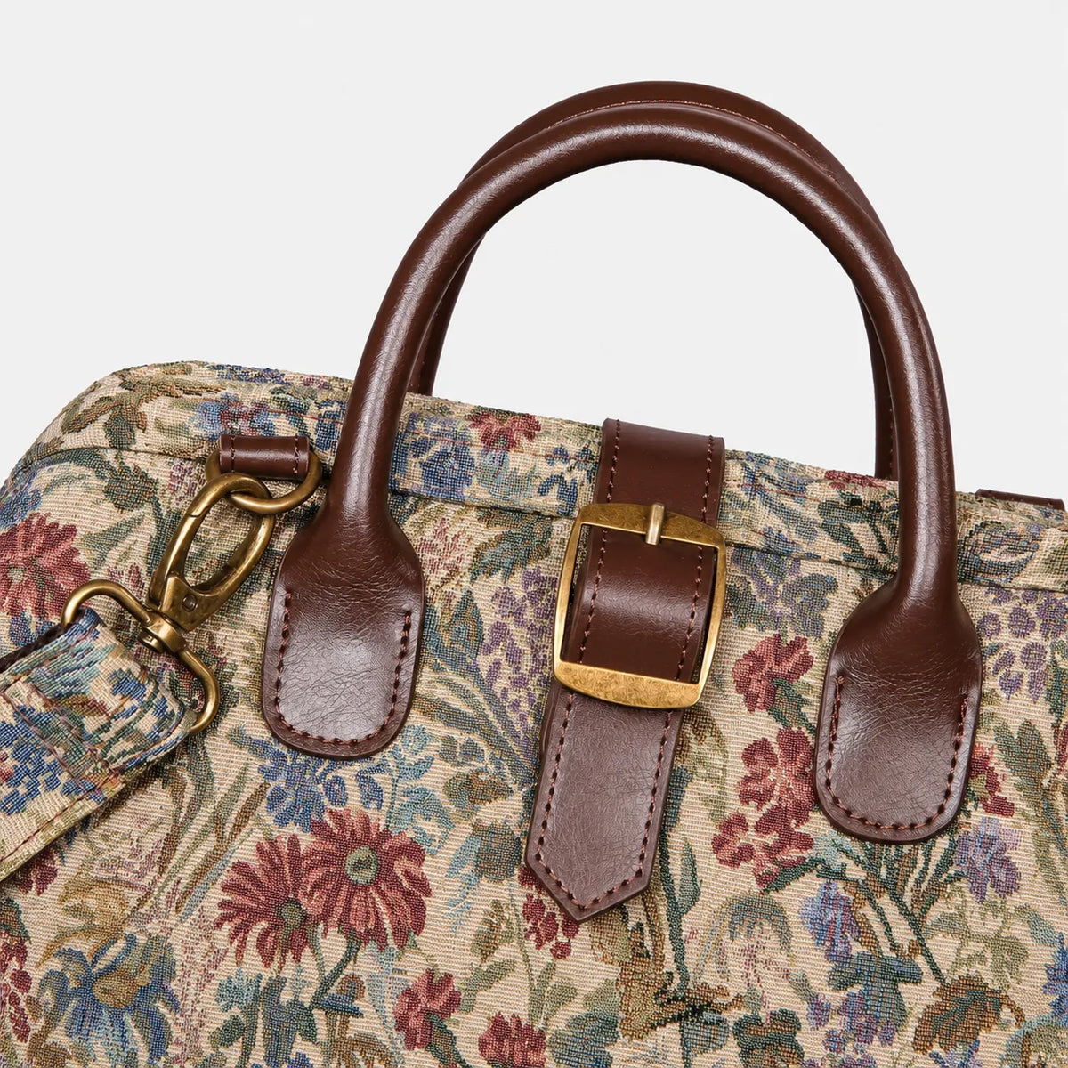Spring Valley Mint Carpet Laptop Backpack Carpetbag of America buckle