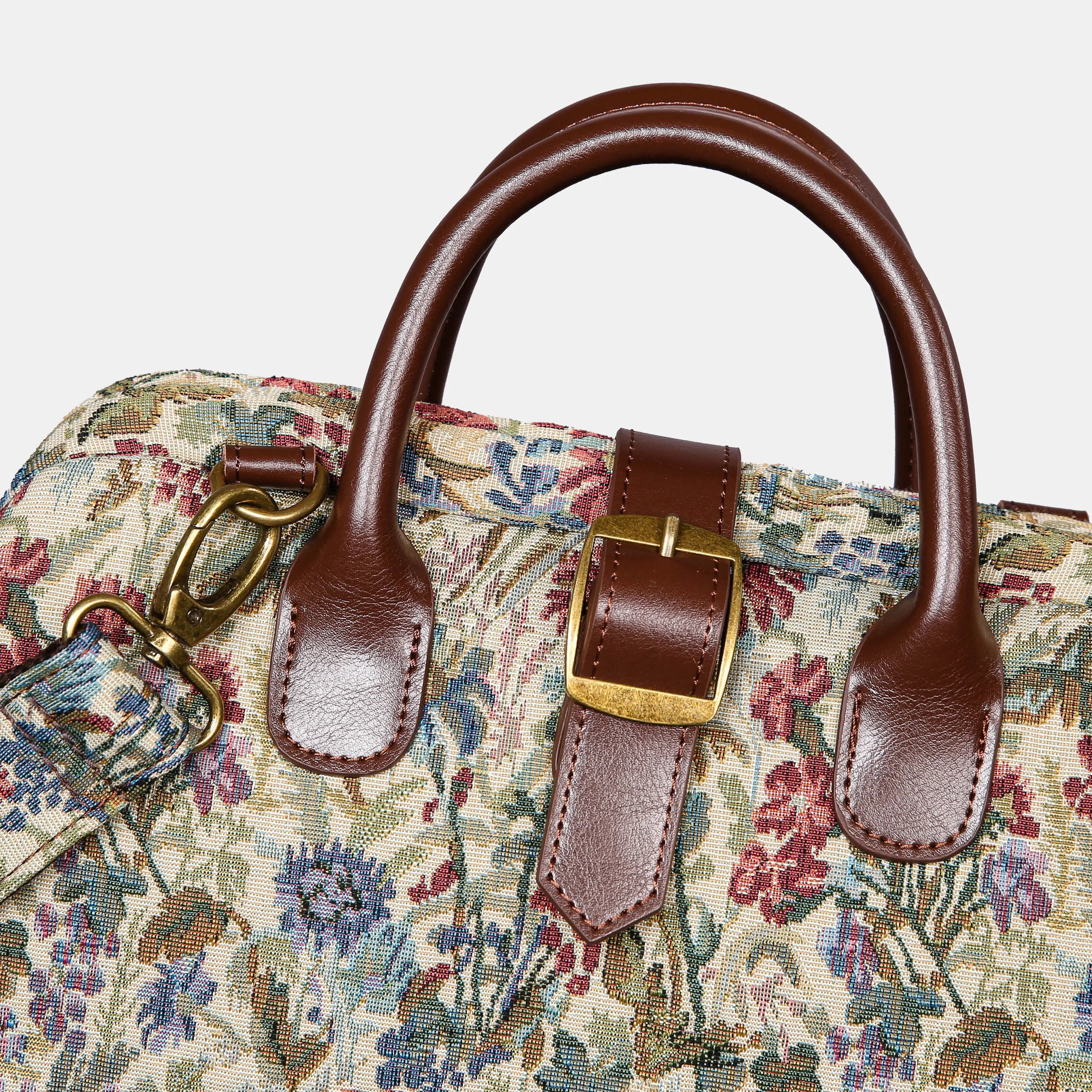 Spring Valley Mint Carpet Laptop Backpack Carpetbag of America buckle