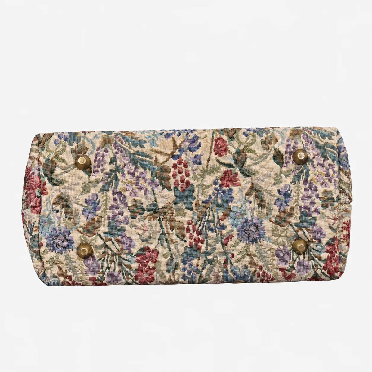 Spring Valley Mint Carpet Satchel carpet bag MCW Handmade of America bottom