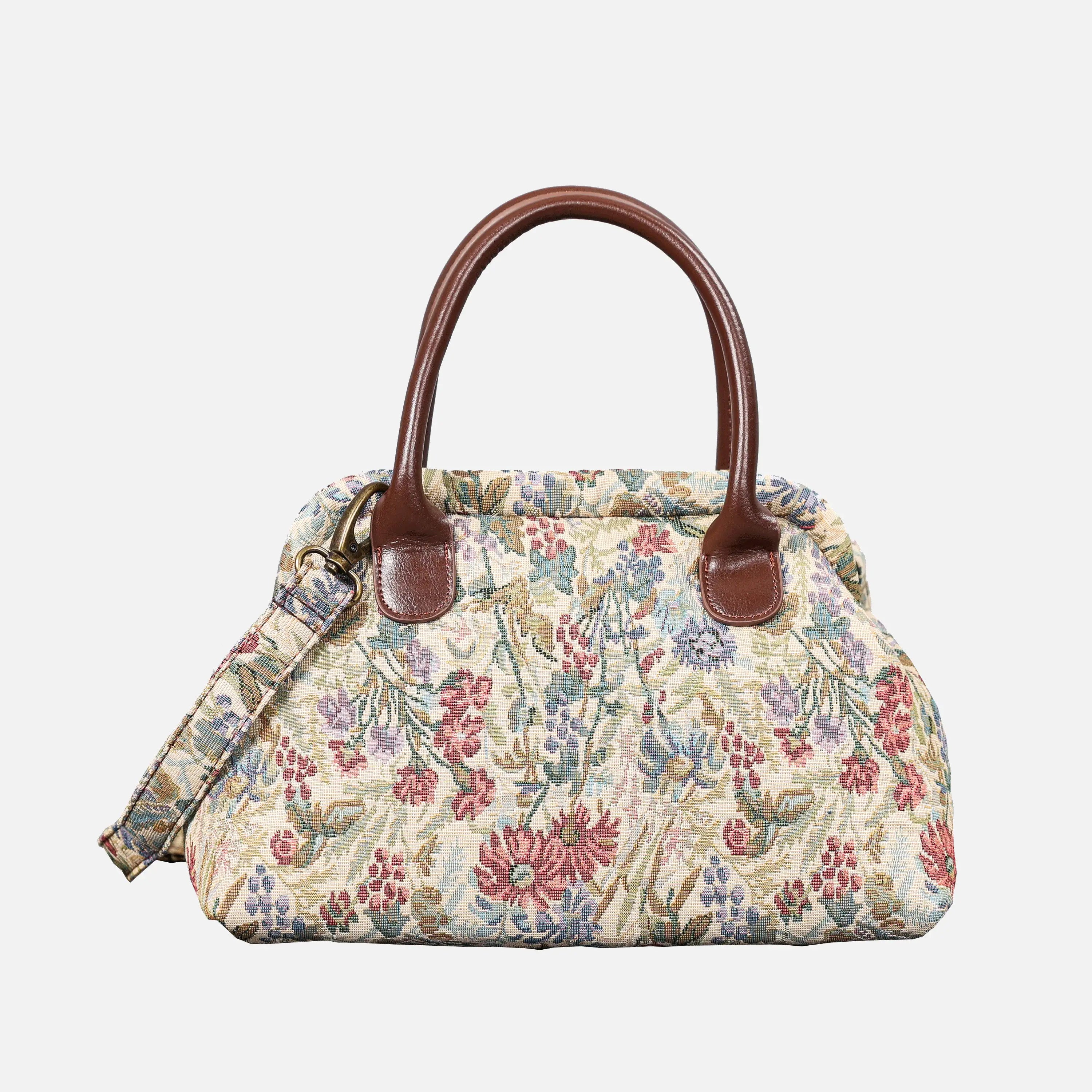 Spring Valley Mint Carpet Satchel carpet bag MCW Handmade of America main