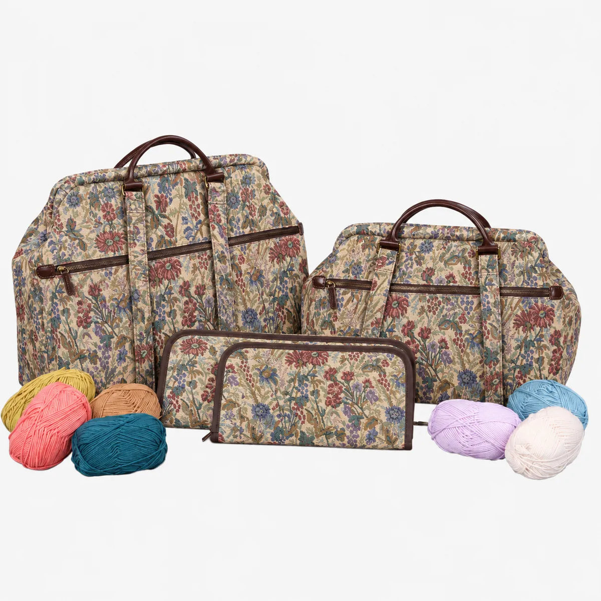 Spring Valley Mint Knitting Project Bag  of America-set