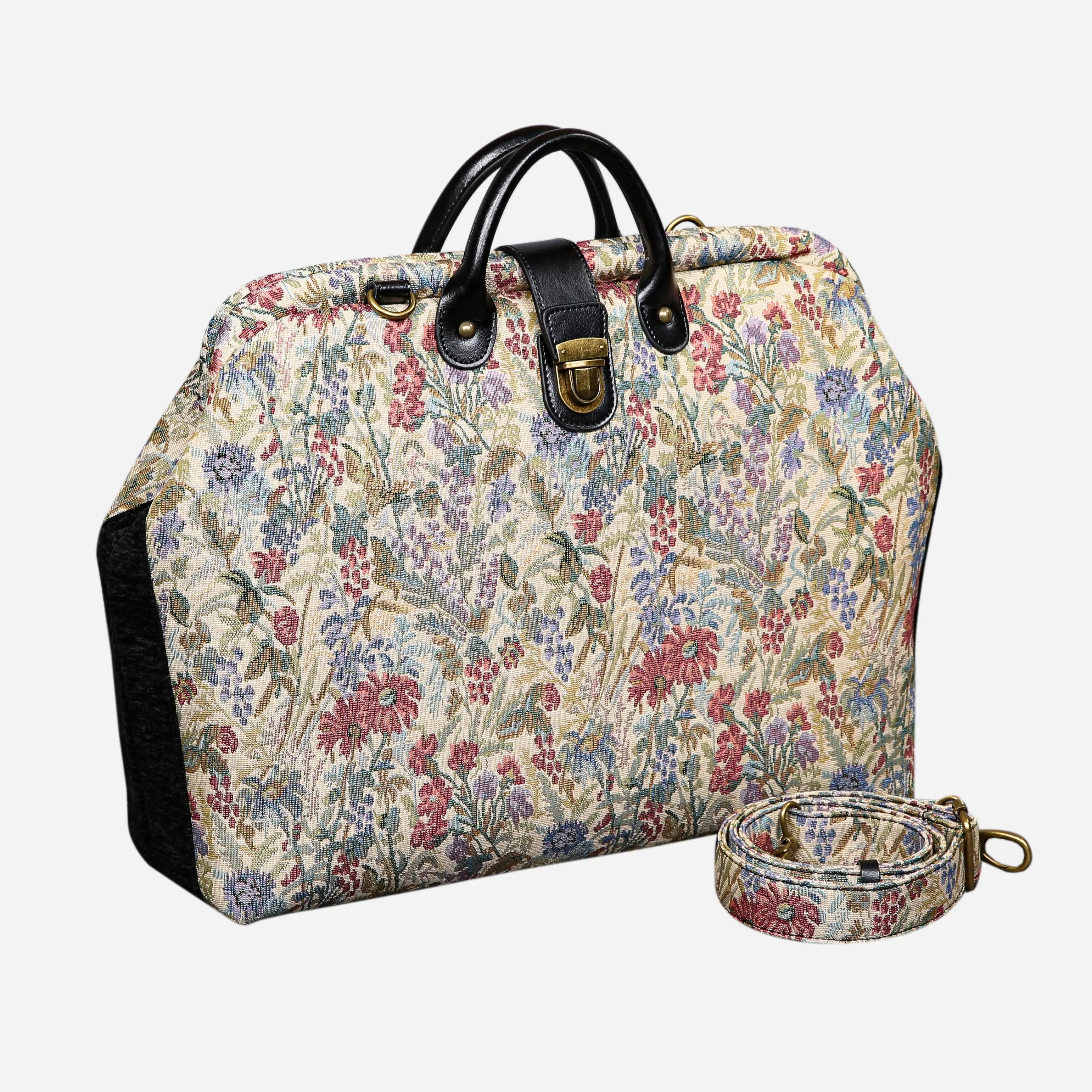 Spring Valley Mint Laptop Work Bag carpet bag of America with shoulder strap