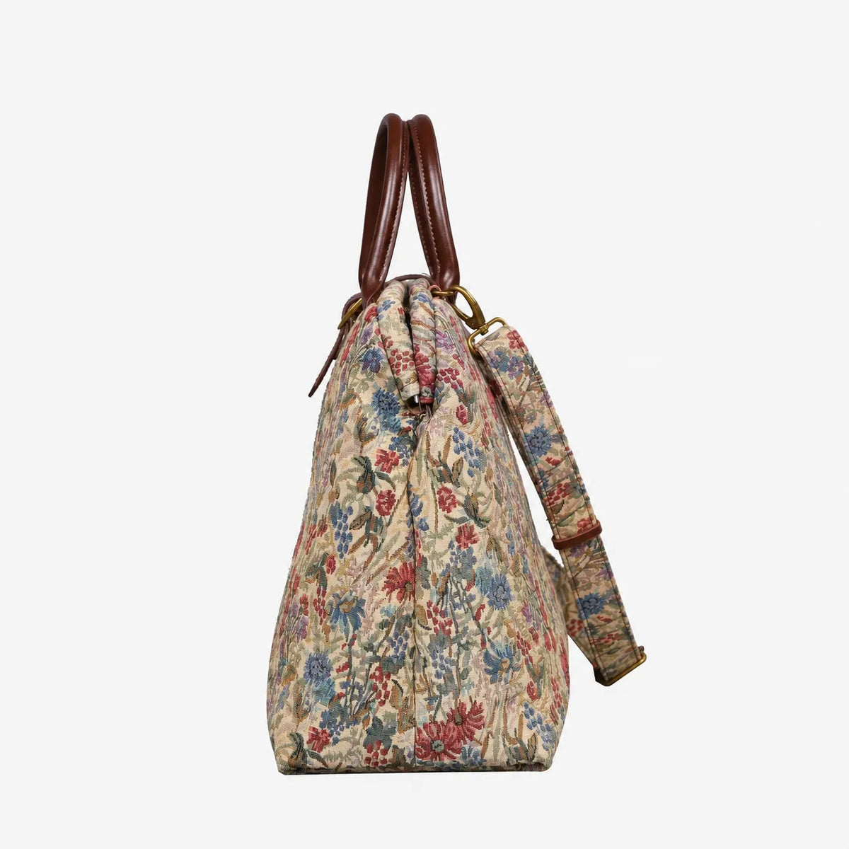 Spring Valley Mint Mary Poppins Weekender Carpetbag side
