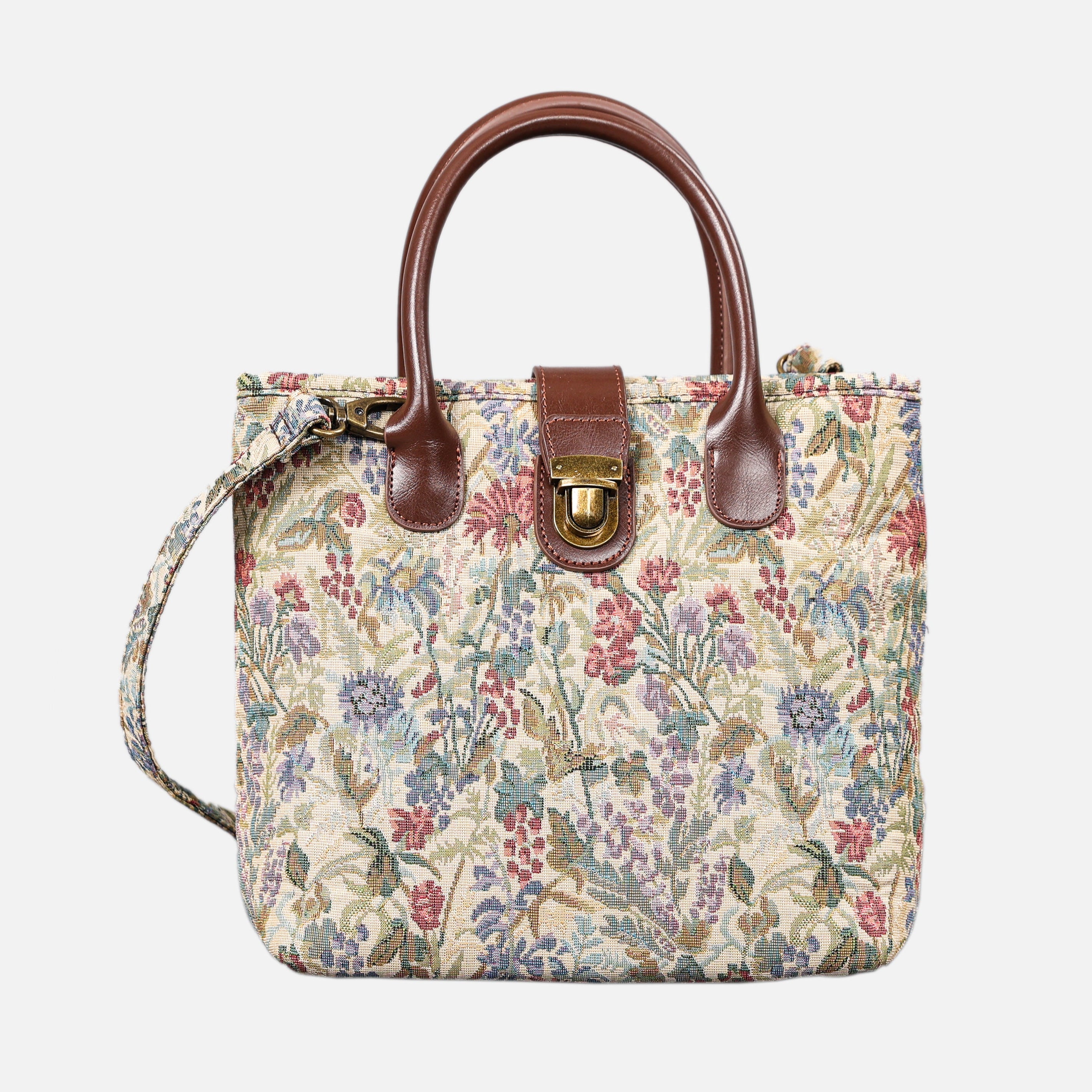 Spring Valley Mint Tuck Lock Carpet Satchel carpet bag MCW Handmade of America main
