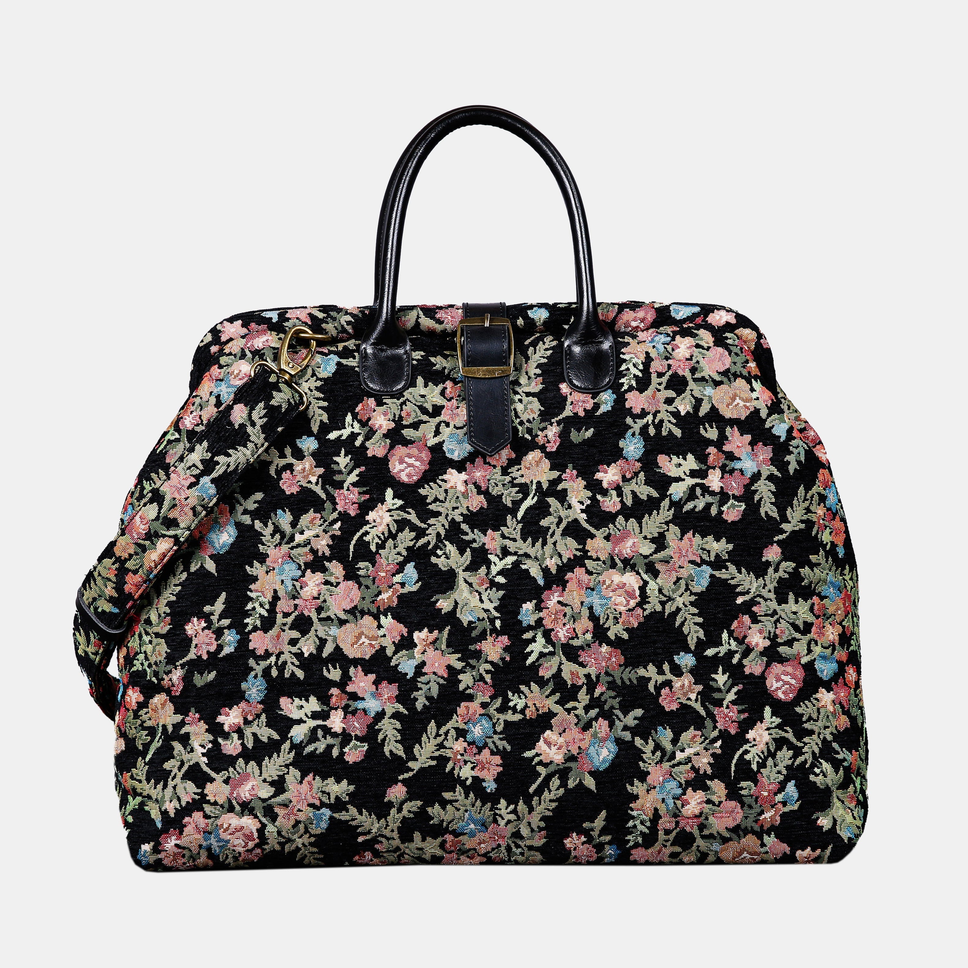 Spring Valley Black Mary Poppins Weekender Carpetbag of America main