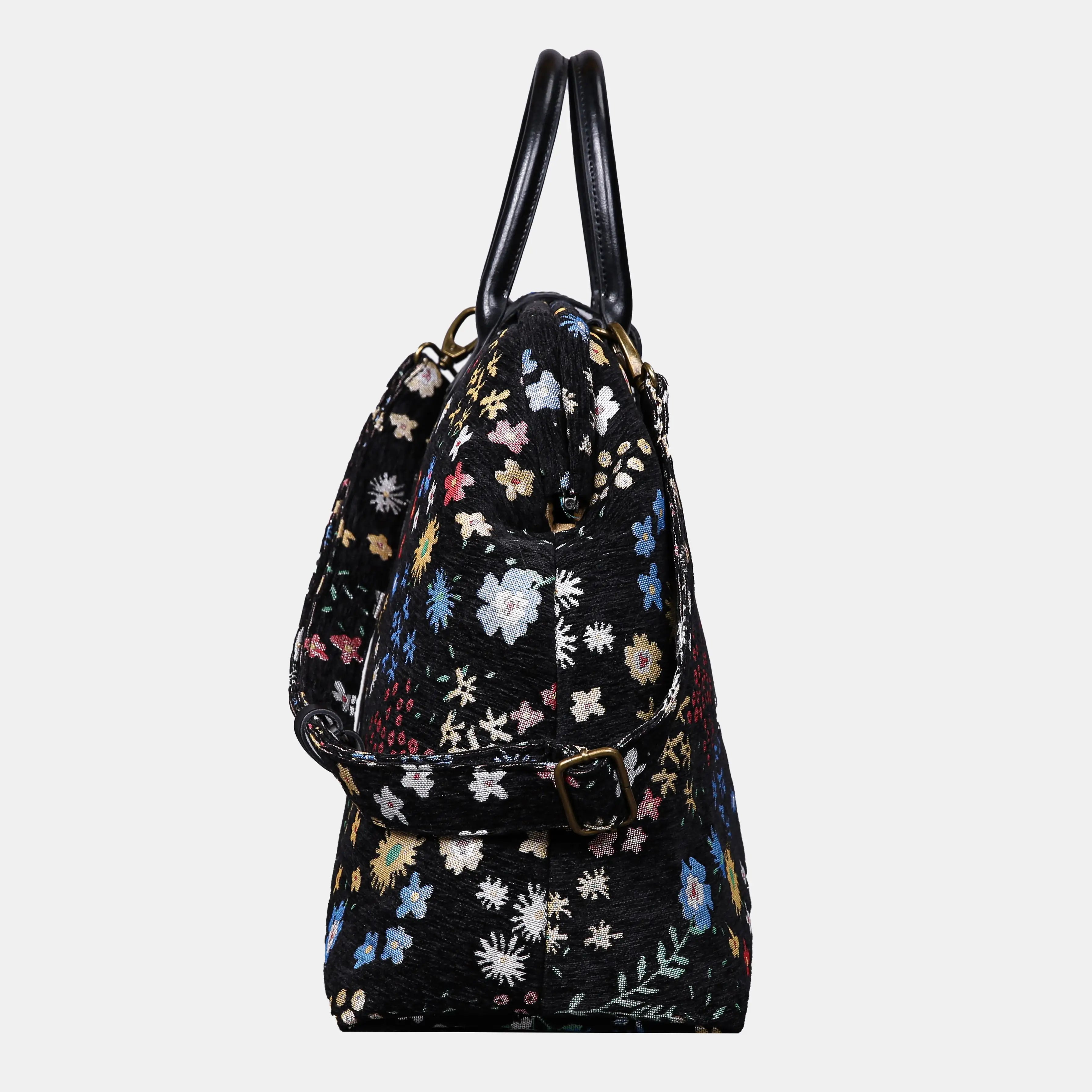 Botanical Garden Mary Poppins Weekender Carpetbag of America side