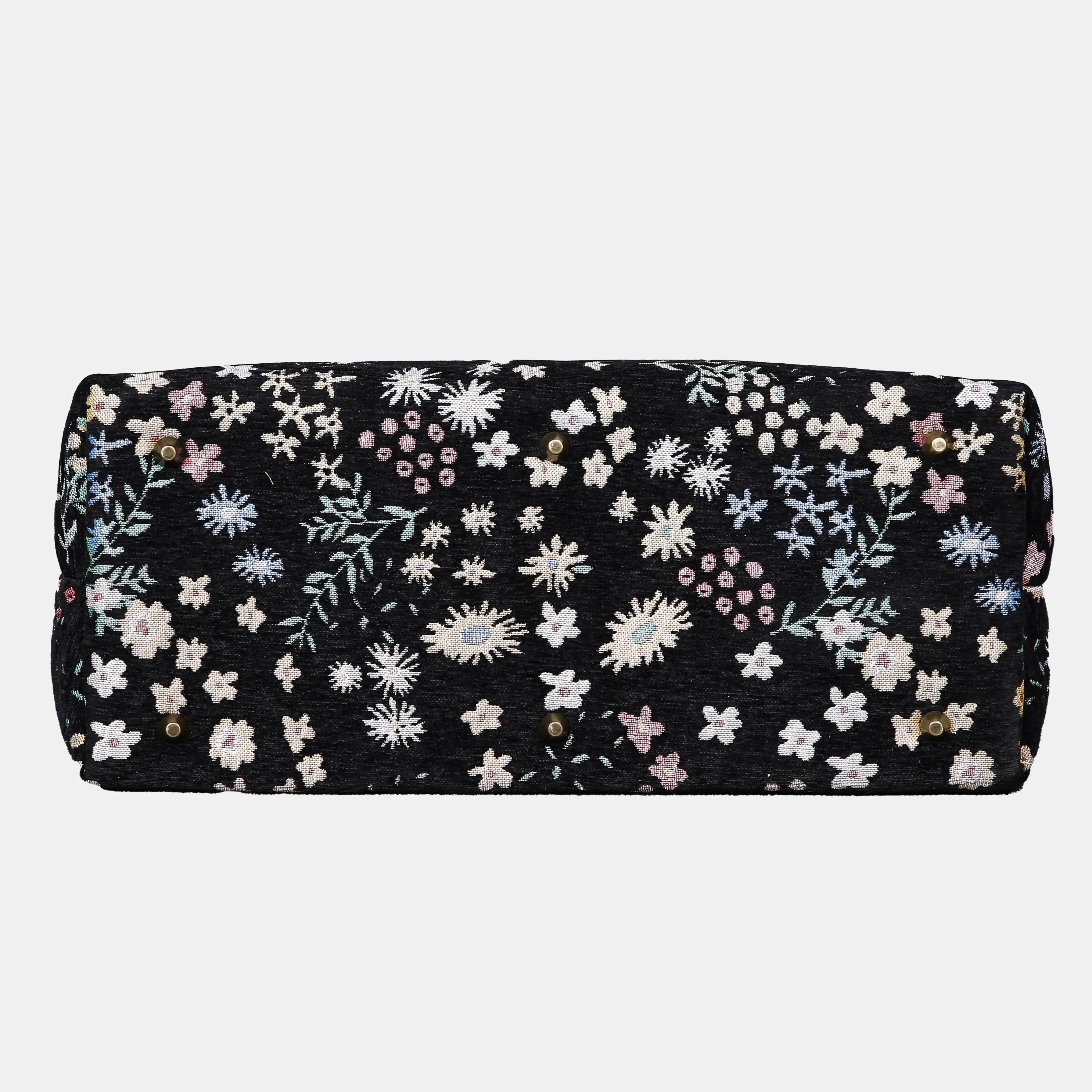 Botanical Garden Mary Poppins Weekender Carpetbag of America bottom