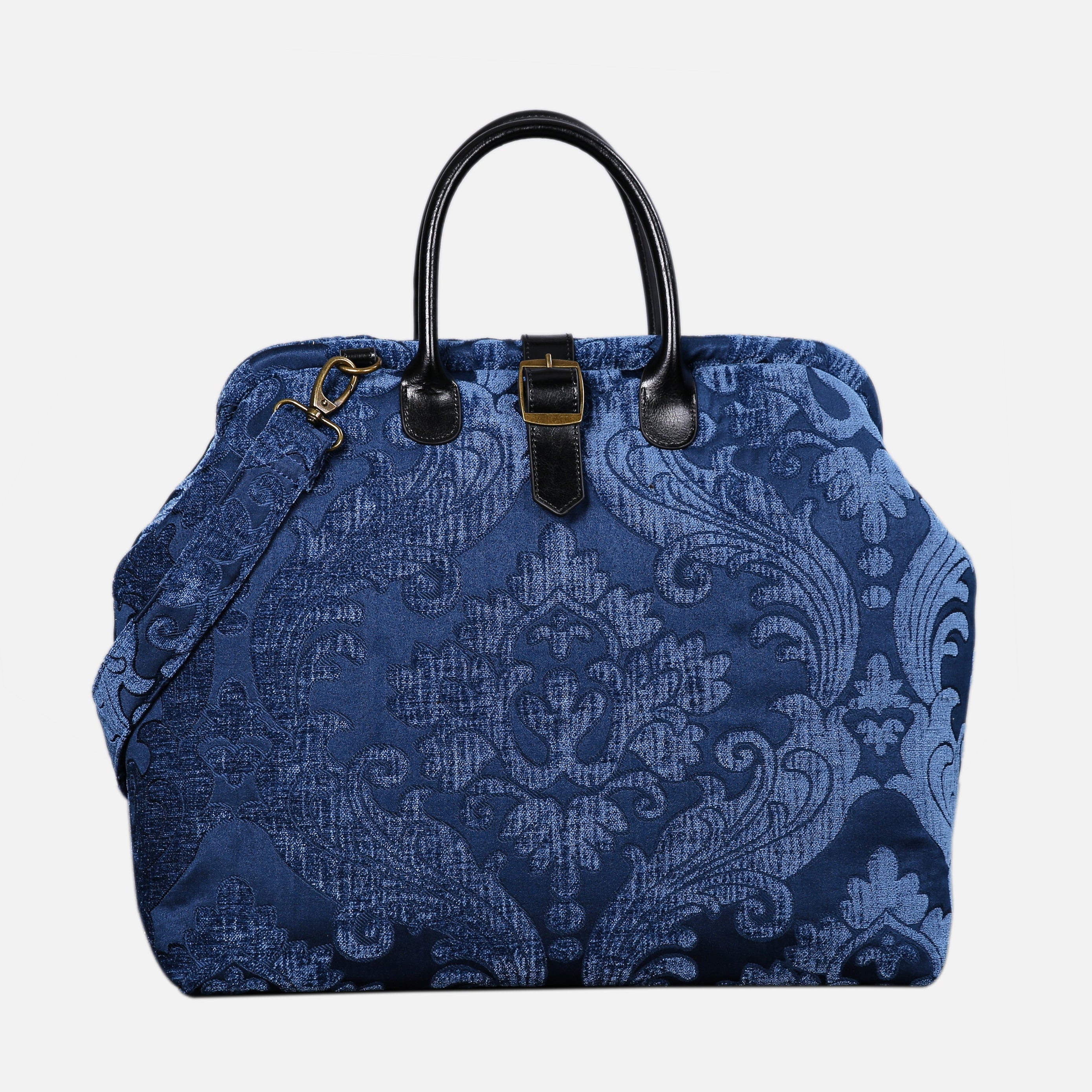 Queen Royal Blue Mary Poppins Weekender Carpetbag of America main