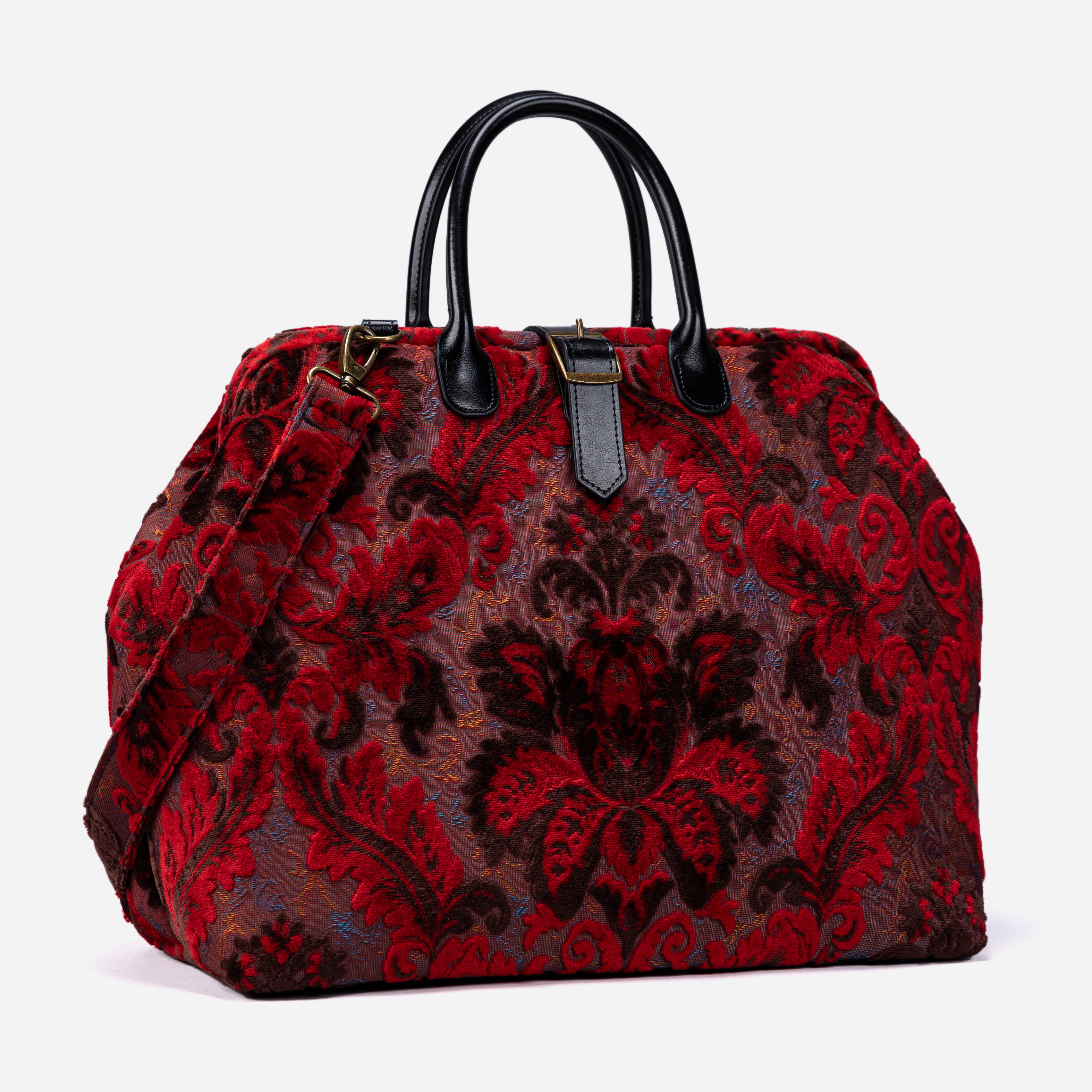 Mary Poppins Carpetbag Revival scarlet weekender overview