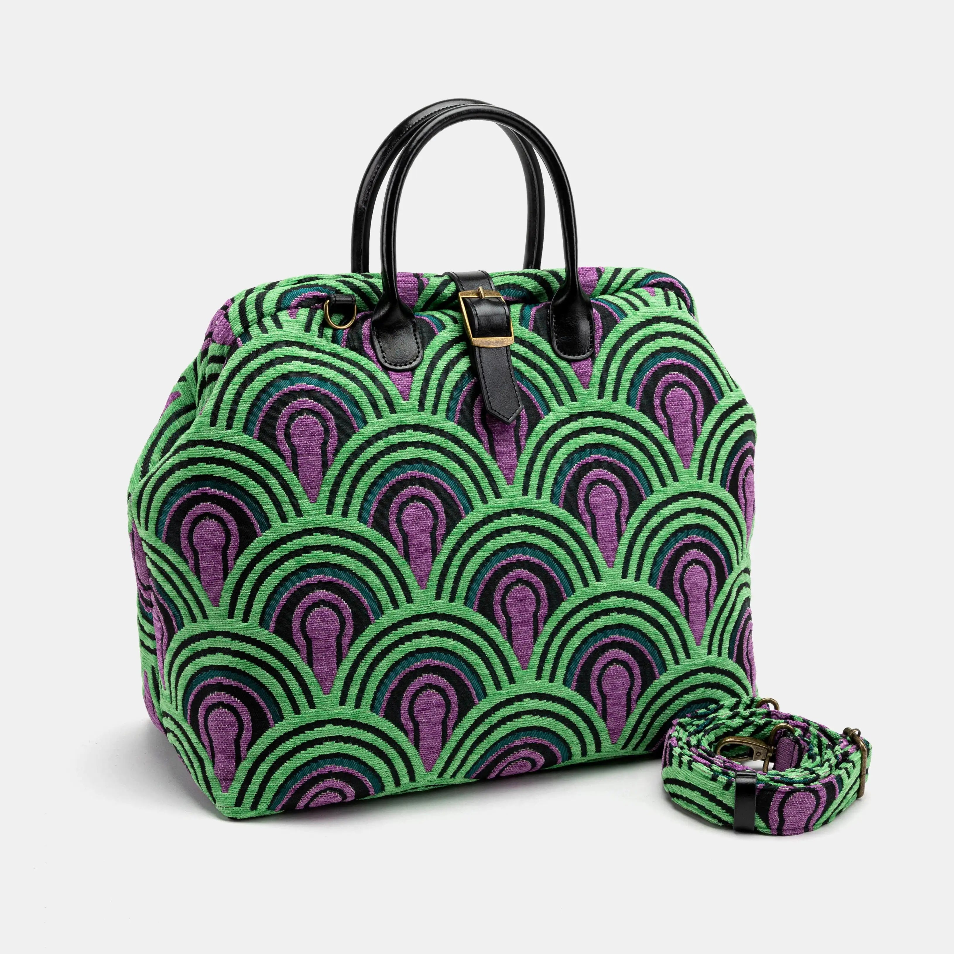 Room 237 The Shining Hotel Mary Poppins Weekender Carpetbag of America with shoulder strap