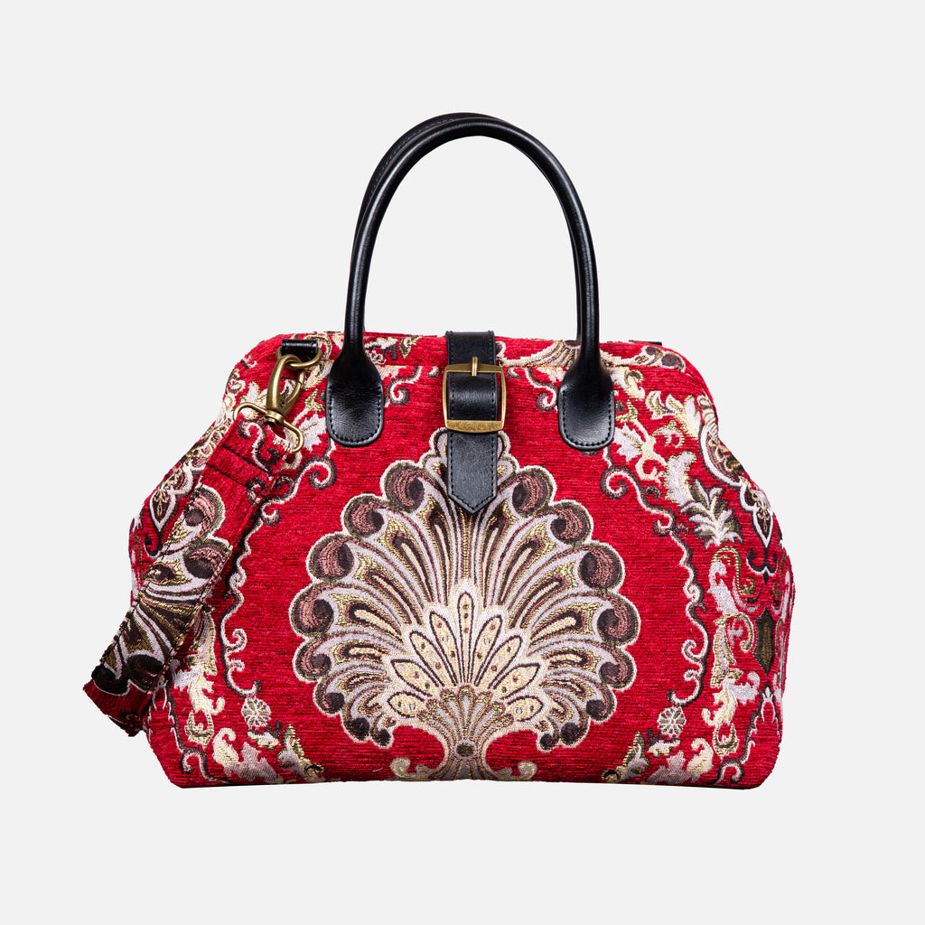 Vintage Tapestry Handbag, Carpet Bag, Black With Floral Design, Possible |  Luckduck | Atlanta, GA