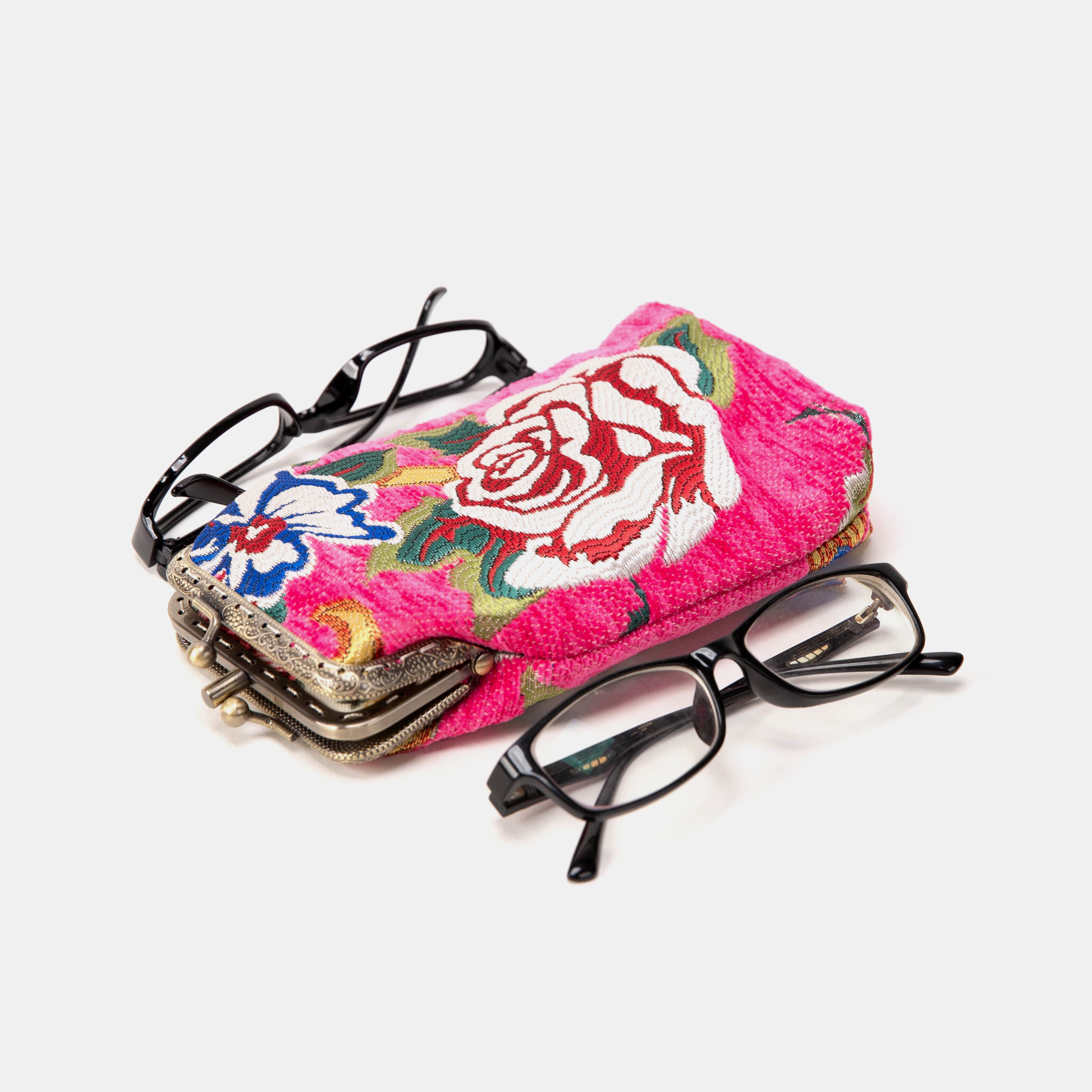 Madonna Inn Carpet Eyeglasses Case Back