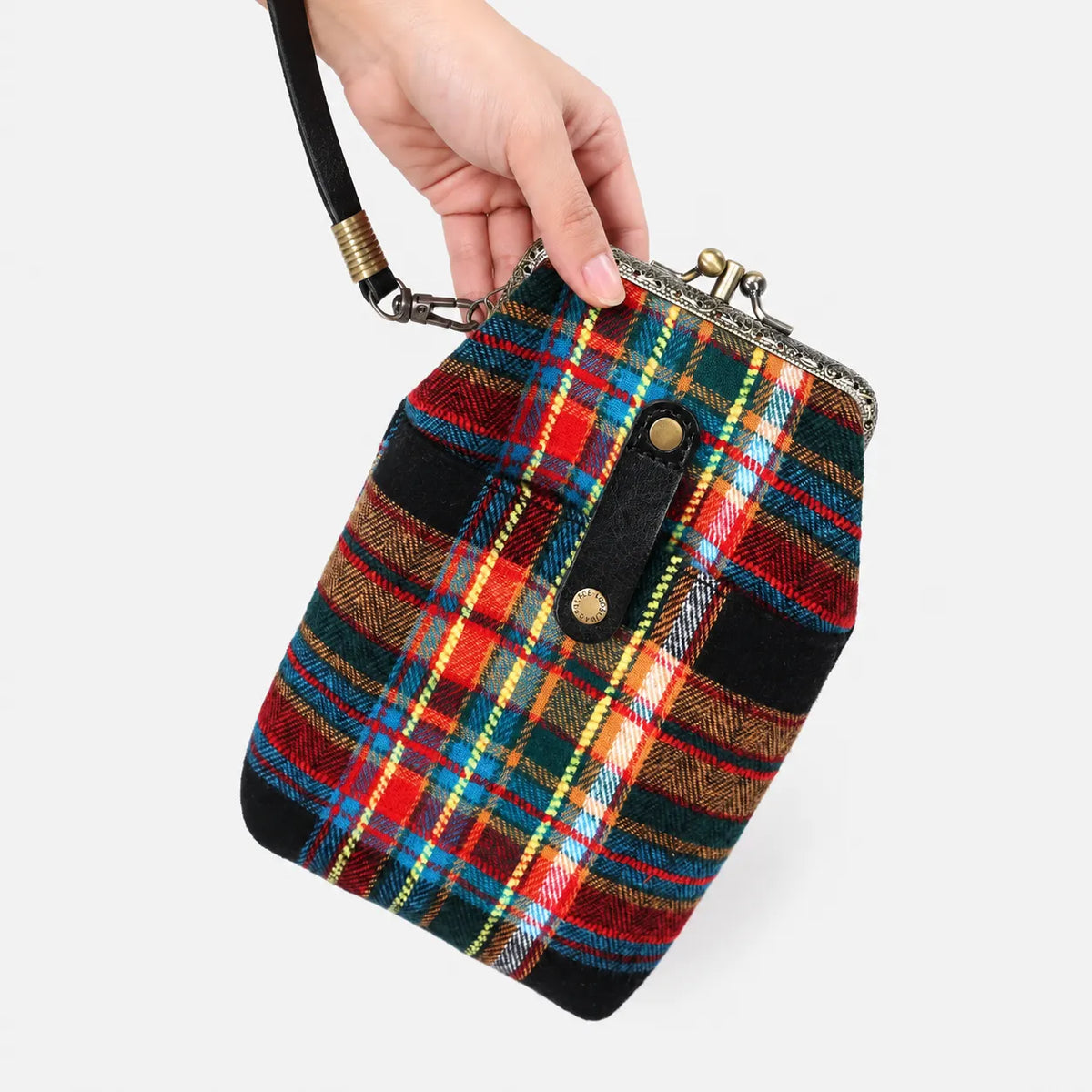 Tartan Stewart Black Carpet Phone Case Carpetbag of America main