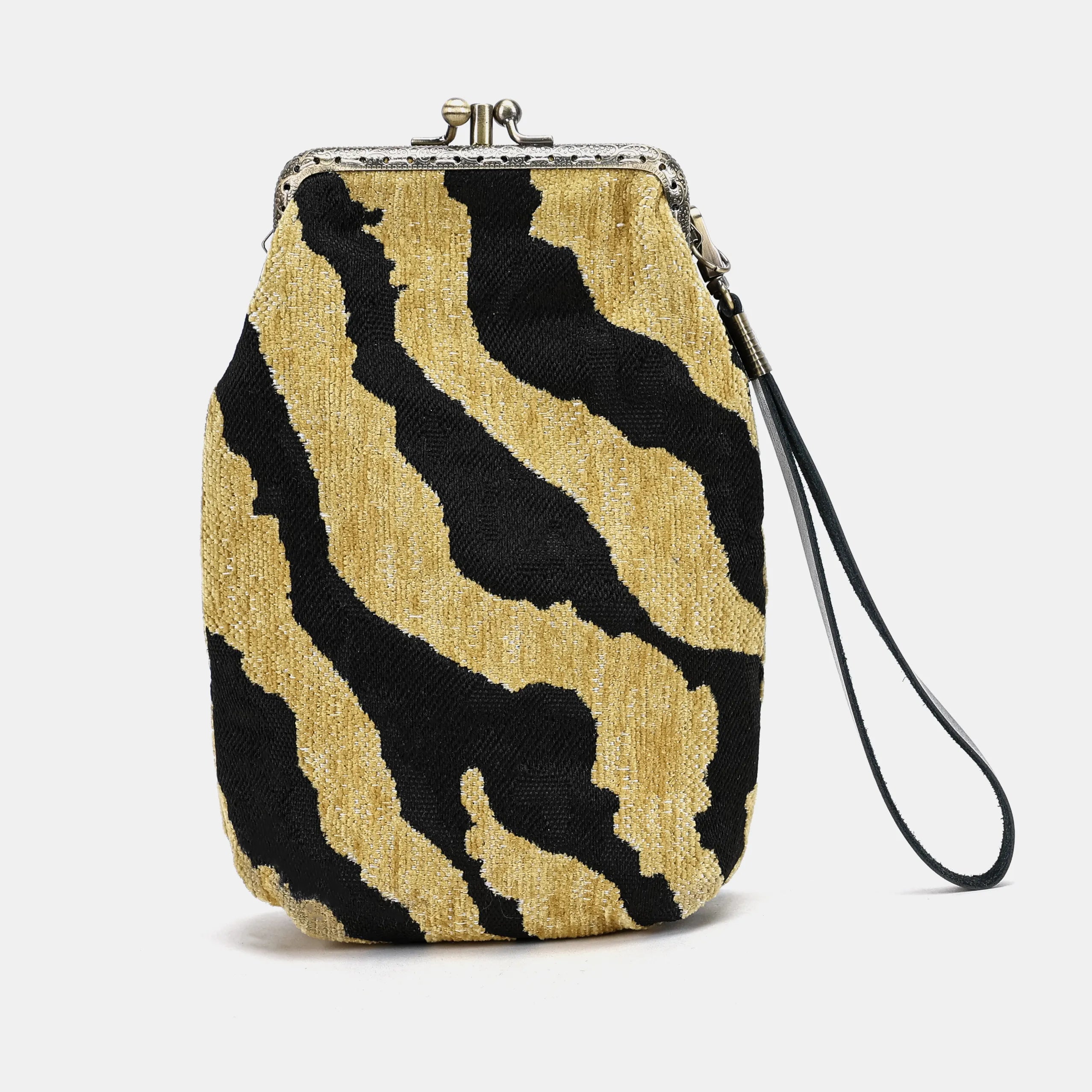 Tiger Stripe Carpet Phone Case Carpetbag of America back