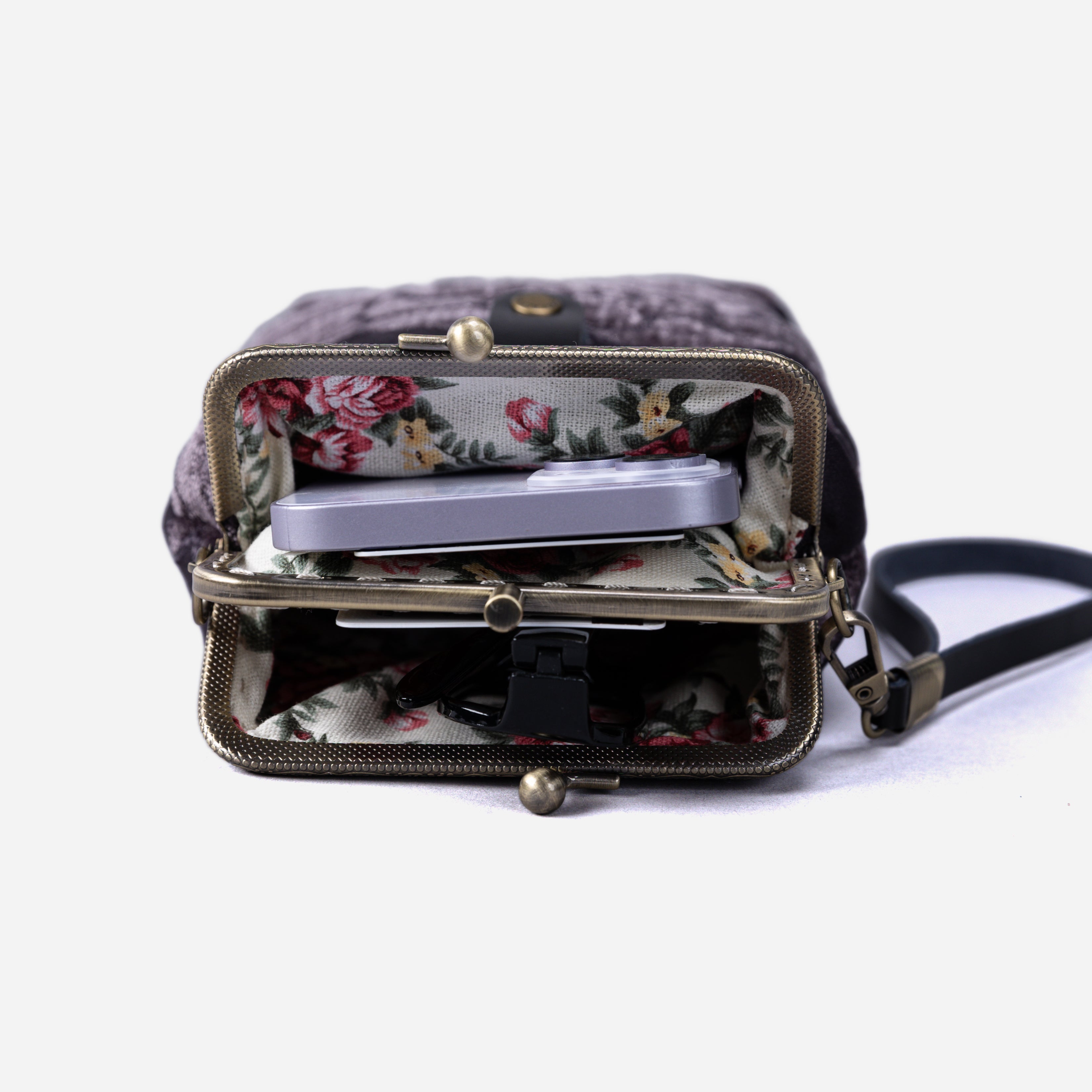 Floral Brocade Purple Carpet Phone Case  MCW Handmade-5