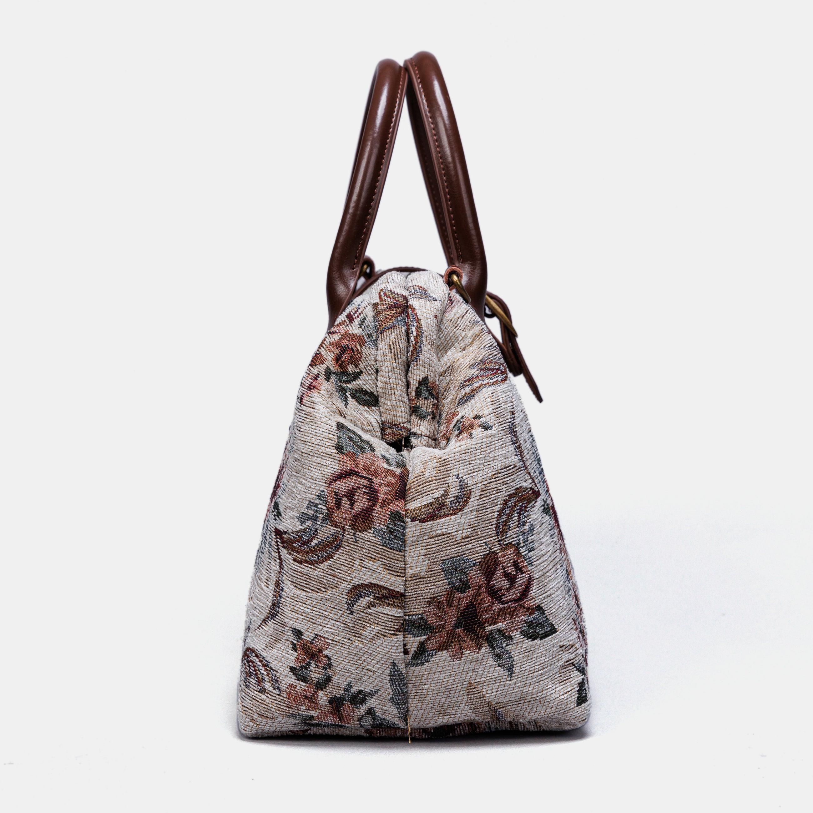Vintage Rose Bag - Antique Brown