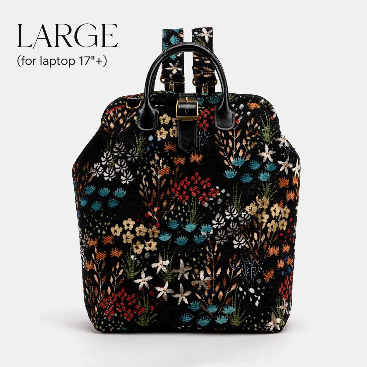 Night Garden Carpet Large Laptop Backpack Carpetbag of America main