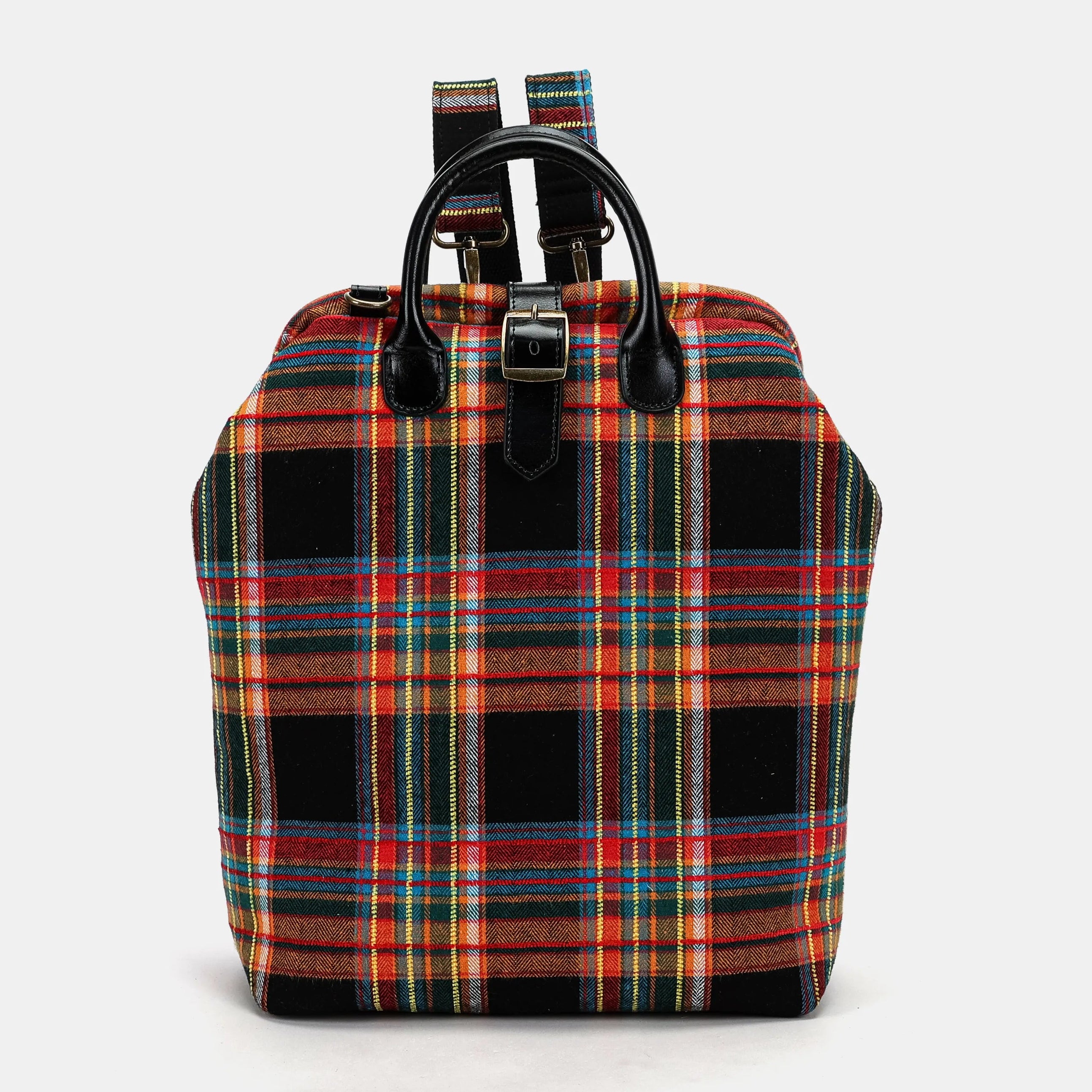 Tartan Stewart Black Carpet Laptop Backpack main