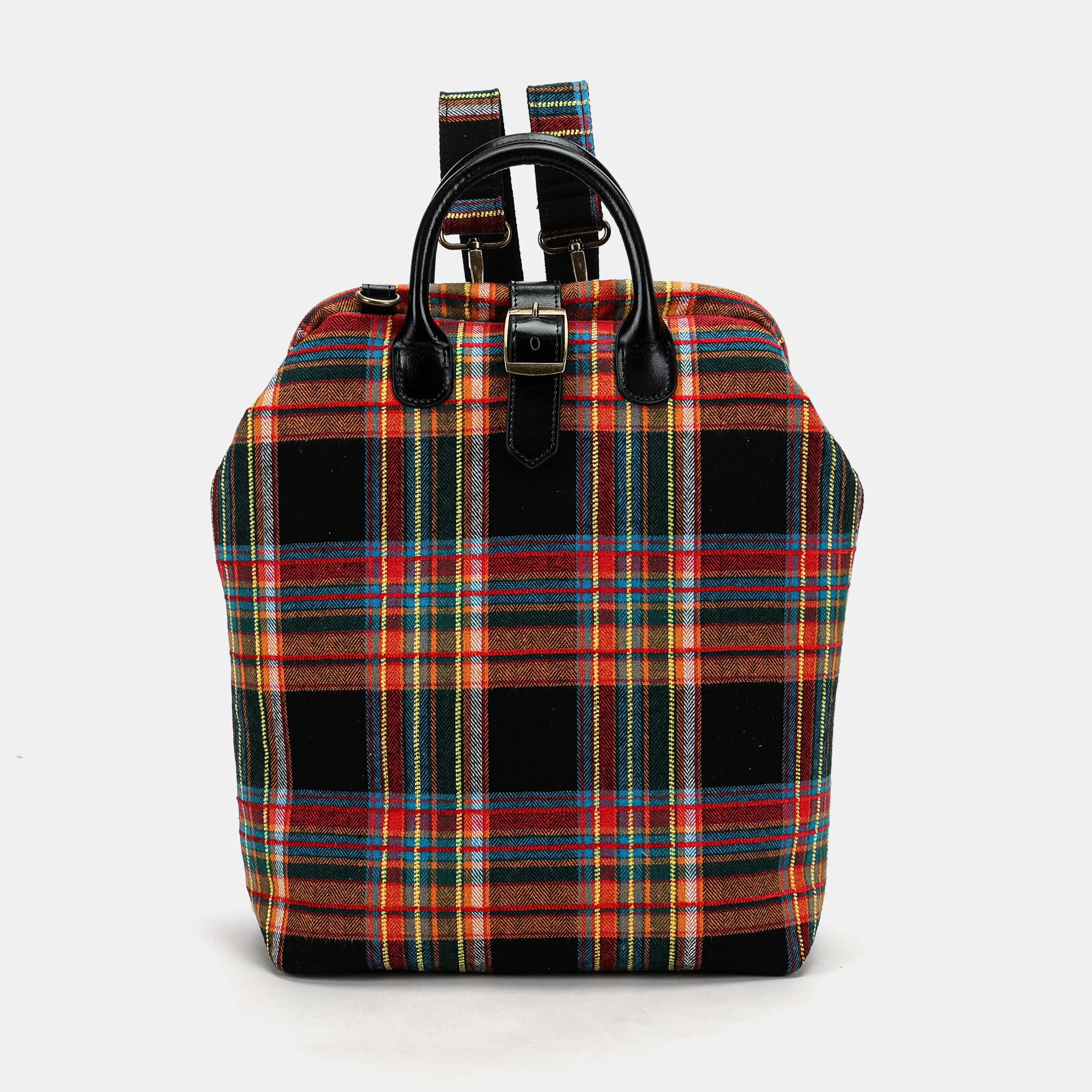 Tartan Stewart Black Carpet Laptop Backpack main