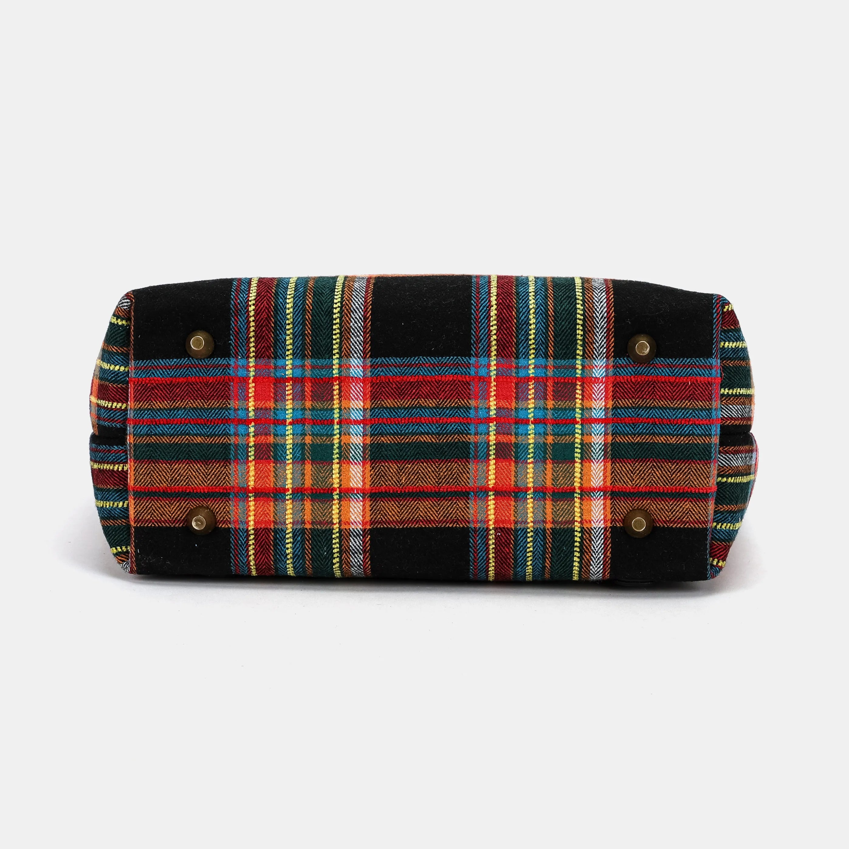 Tartan Stewart Black Carpet Laptop Backpack bottom