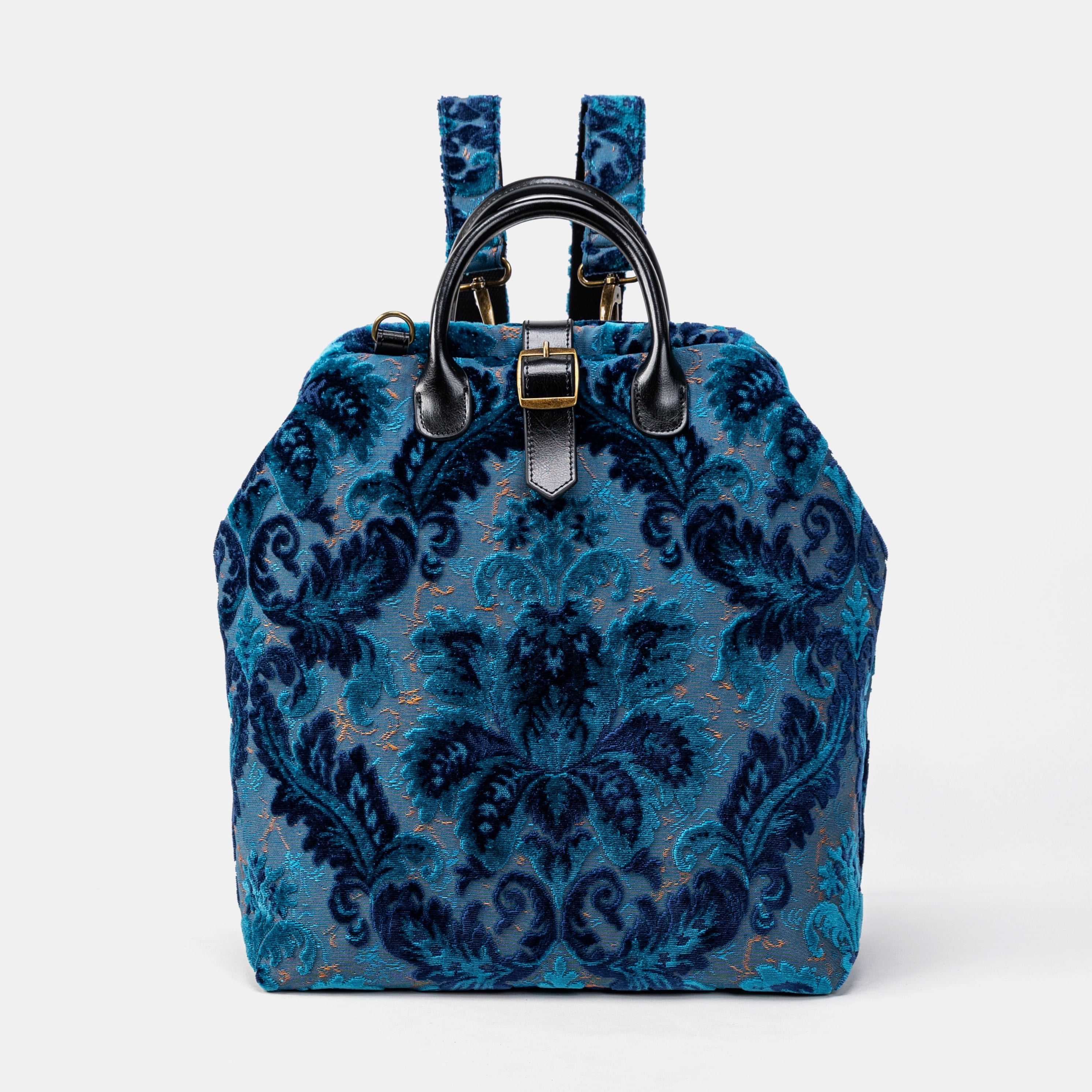 Revival aqua Carpet Laptop Backpack Mary Poppins Bag front