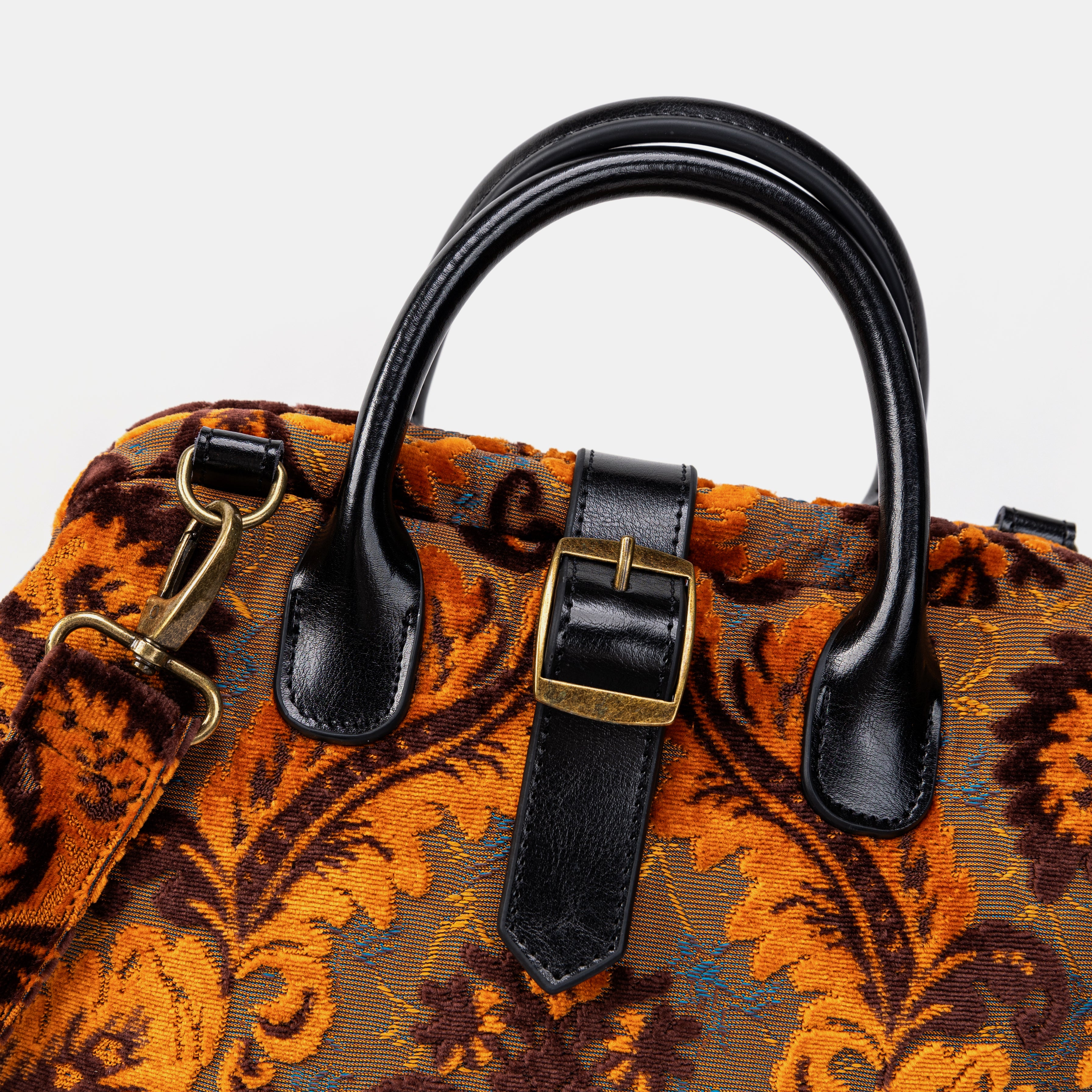 Revival Sienna Carpet Laptop Backpack Mary Poppins Bag details