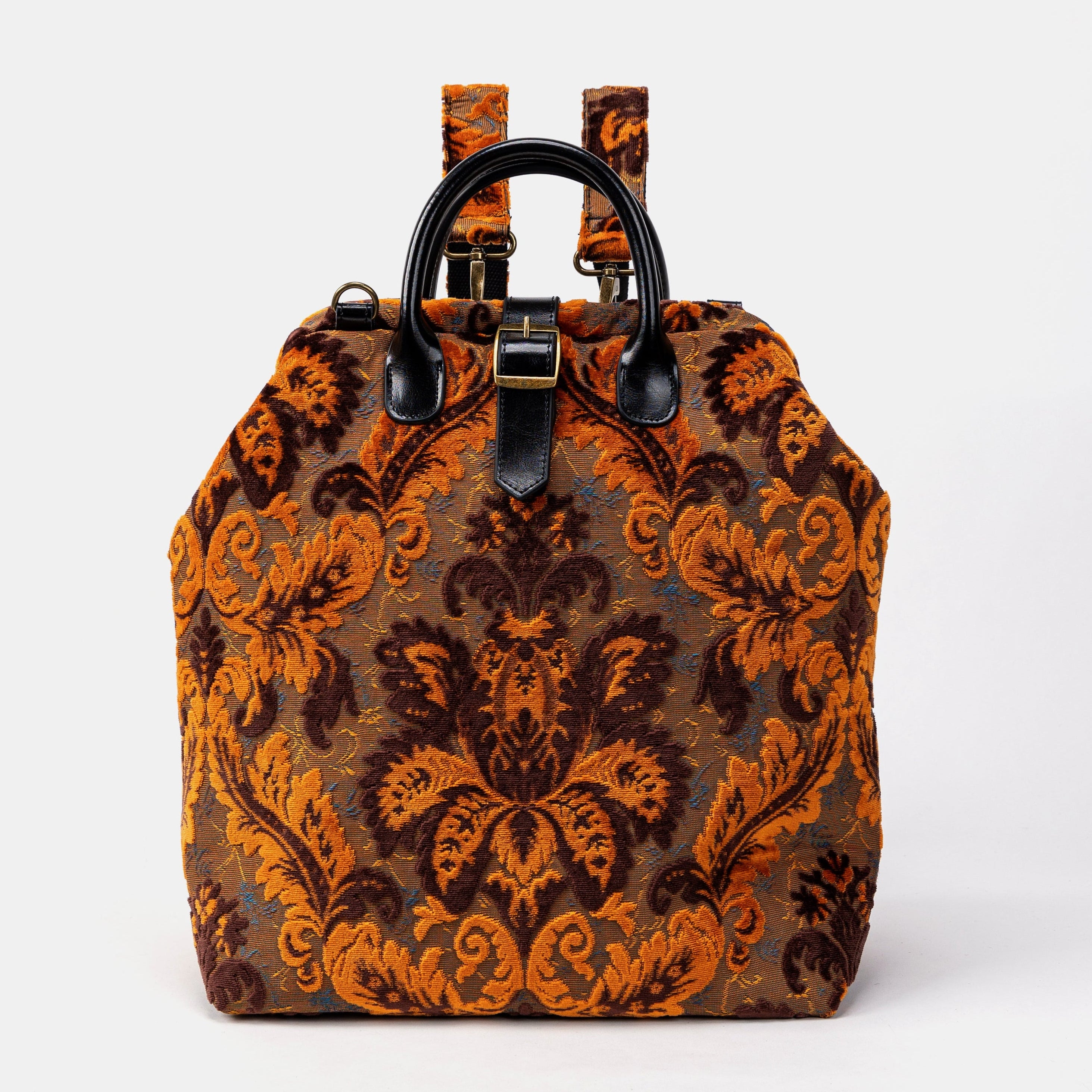 Revival Sienna Carpet Laptop Backpack Mary Poppins Bag front