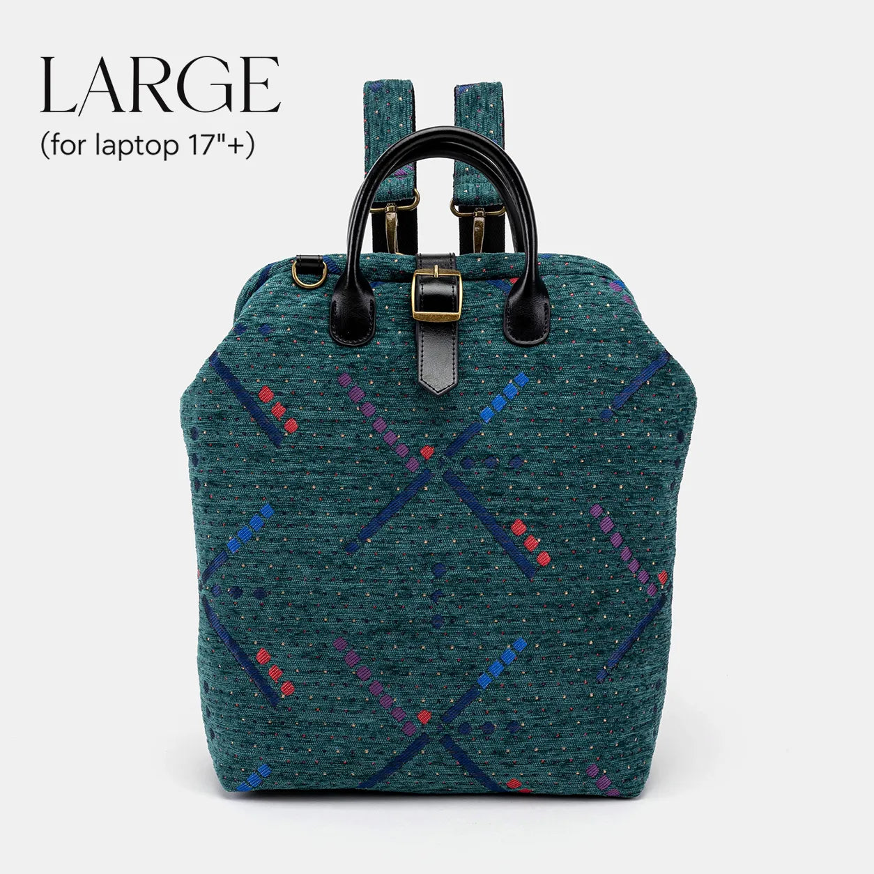 PDX Portland Airport Carpet Large Laptop Backpack Carpetbag of America main