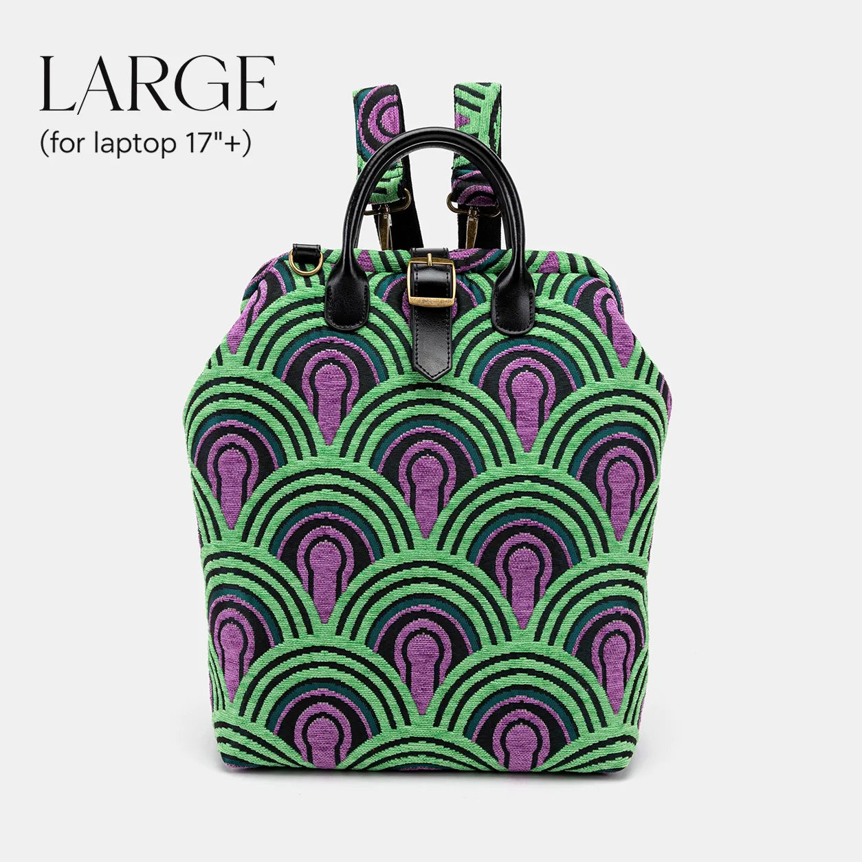 The Shining Room 237 Carpet Large Laptop Backpack Carpetbag of America main