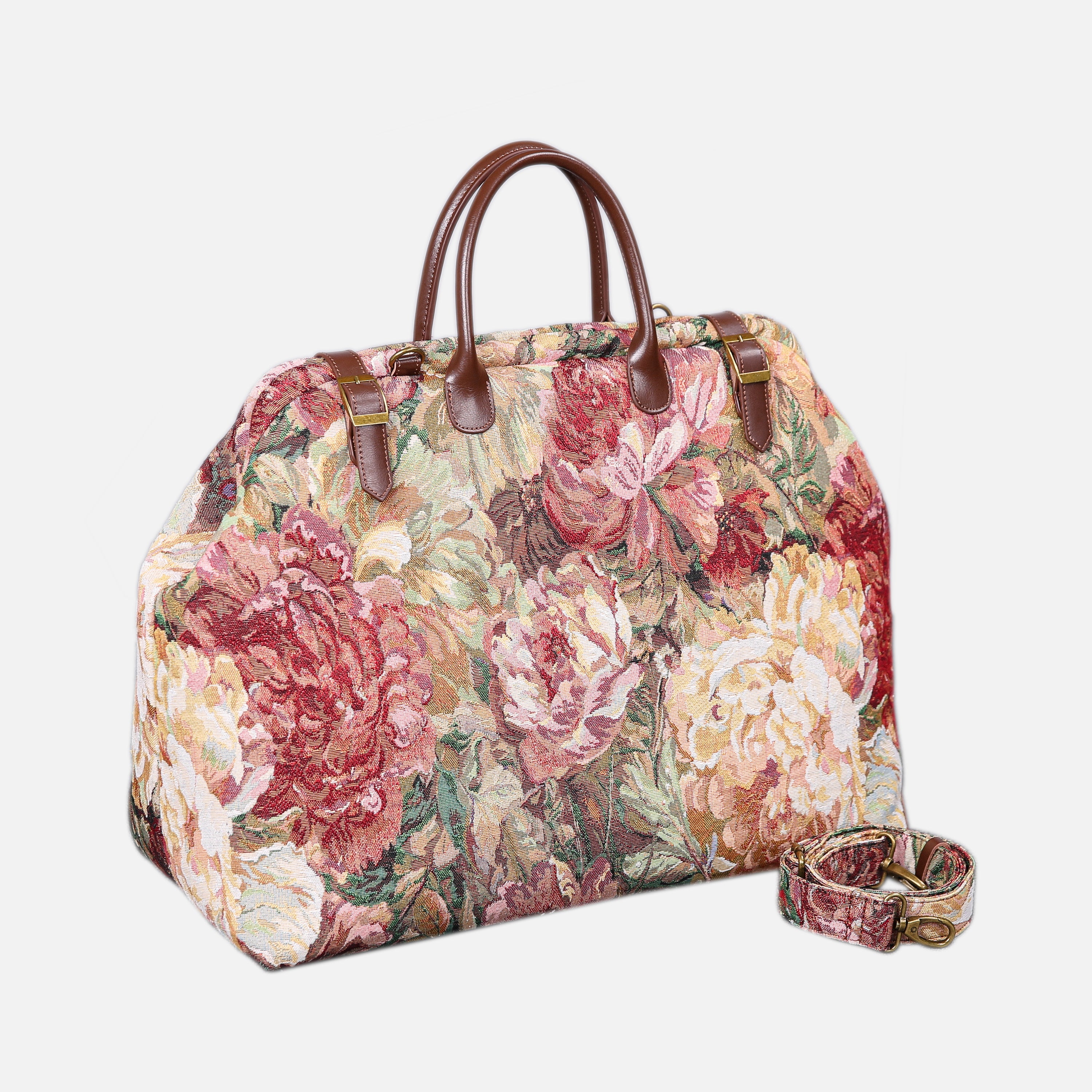 Rose Bush Large Carpetbag  MCW Handmade-1