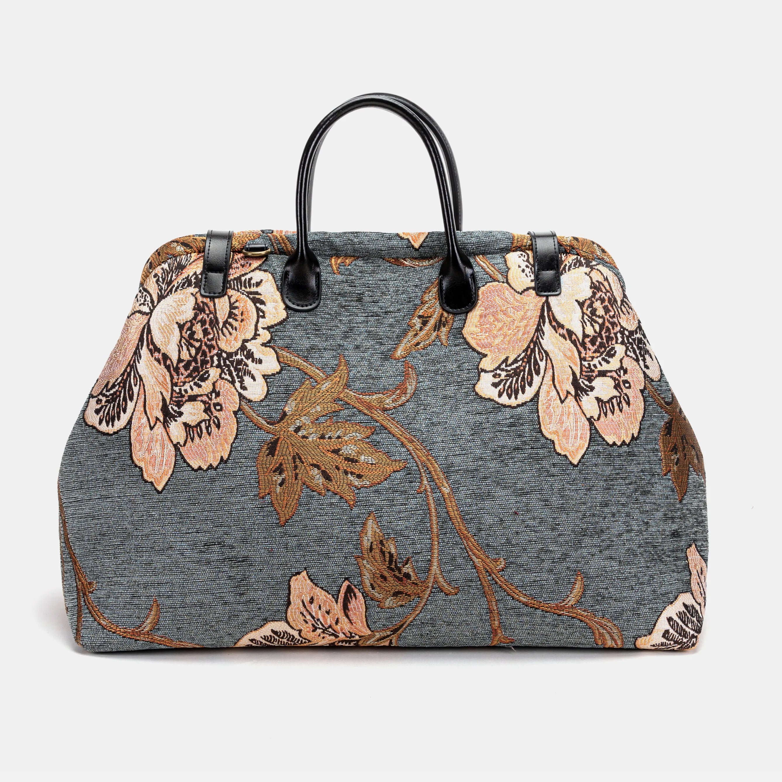 Magnolia Flower Large Carpetbag Carpetbag of America back