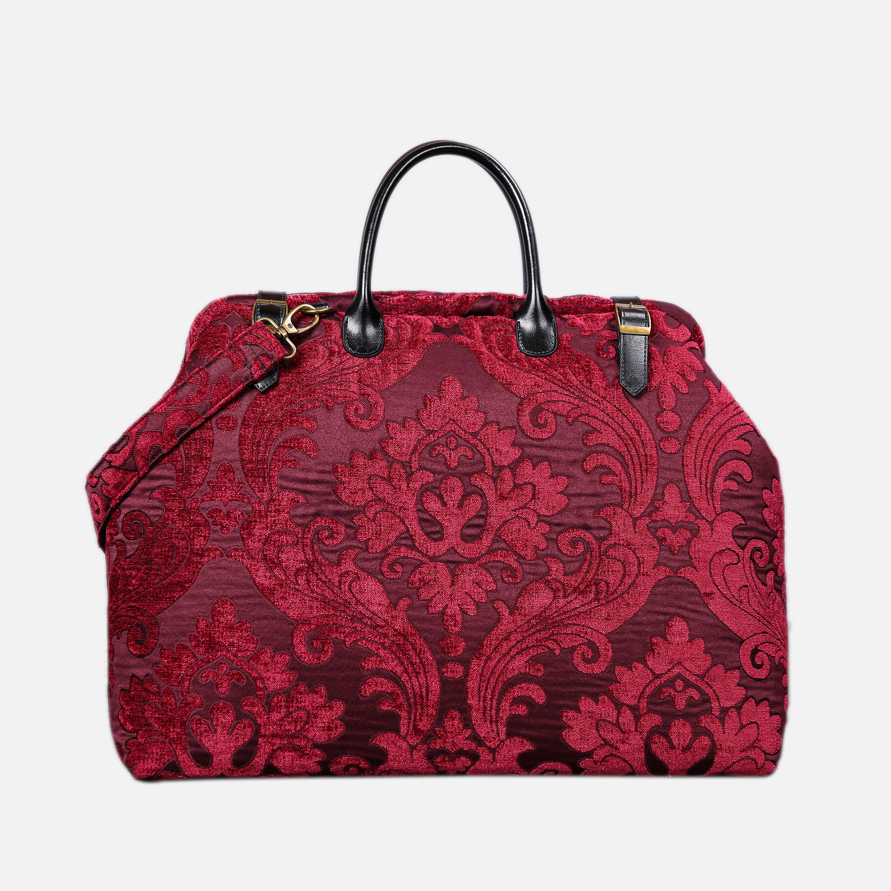 Queen Wine Large Carpetbag  MCW Handmade