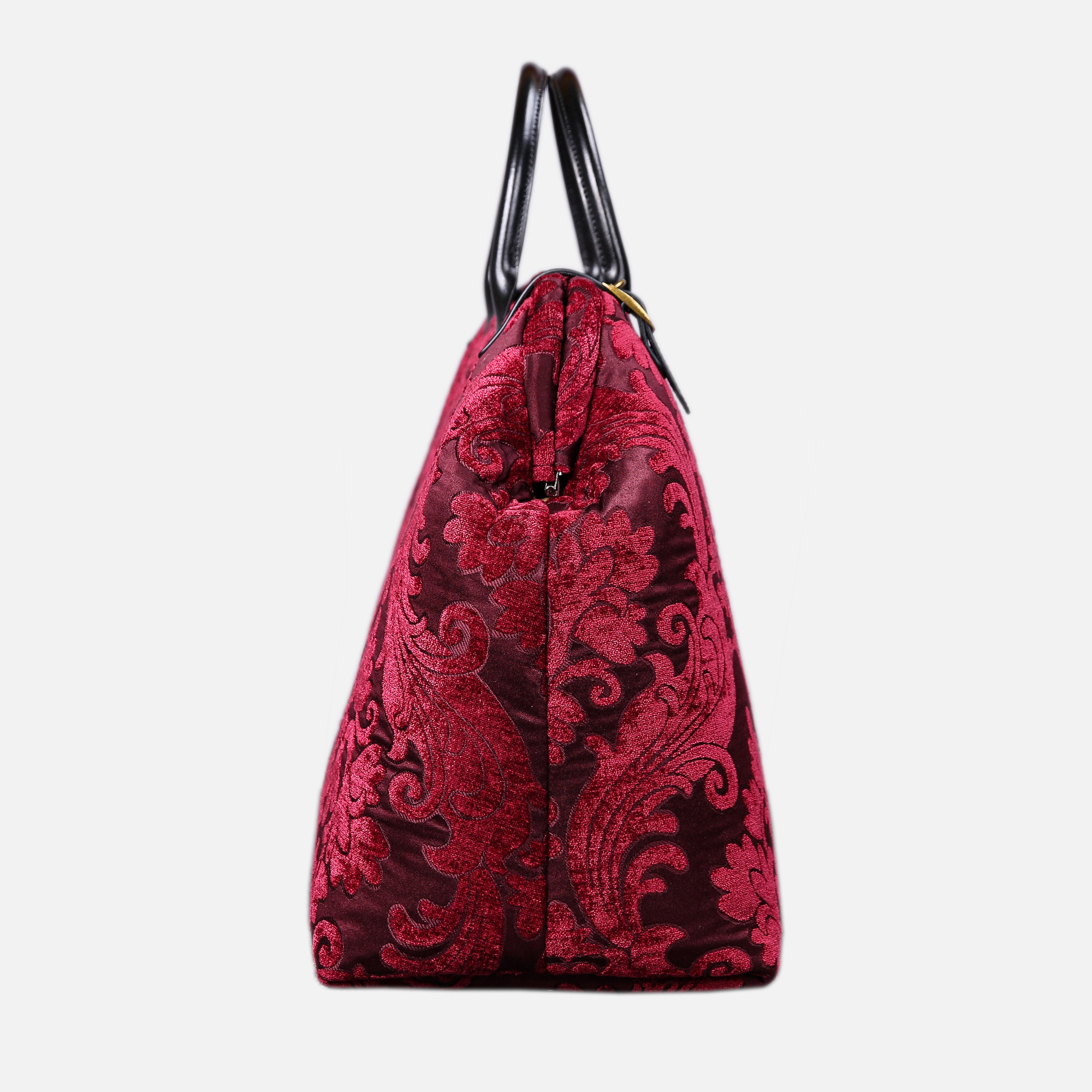 Queen Wine Large Carpetbag  MCW Handmade-2